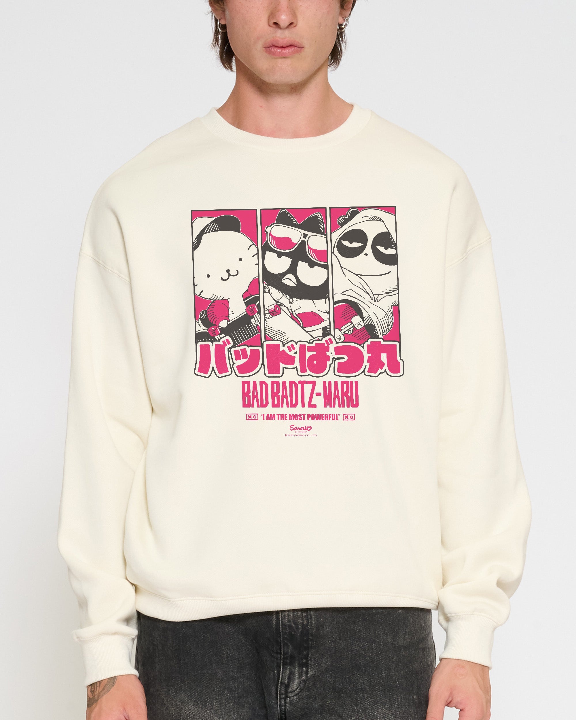 Bad Badtz-Maru Skate Sweatshirt Official Hello Kitty and Friends collab Threadheads