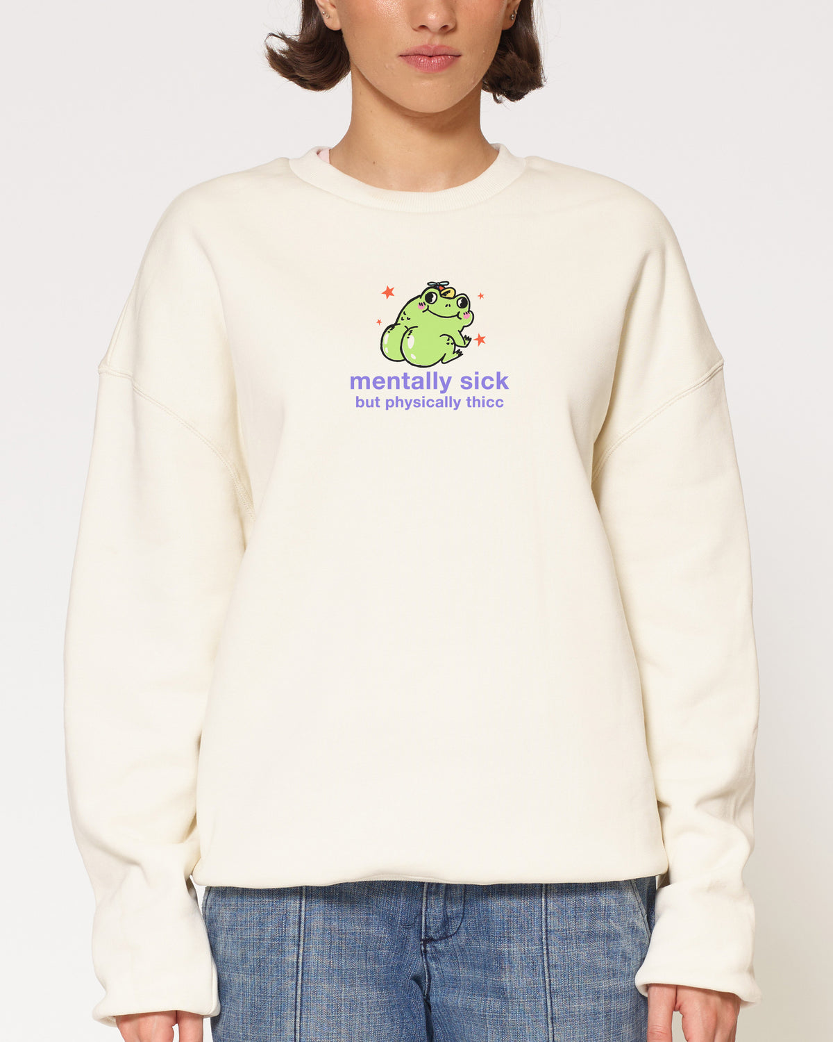 Mentally Sick Natural Sweatshirt