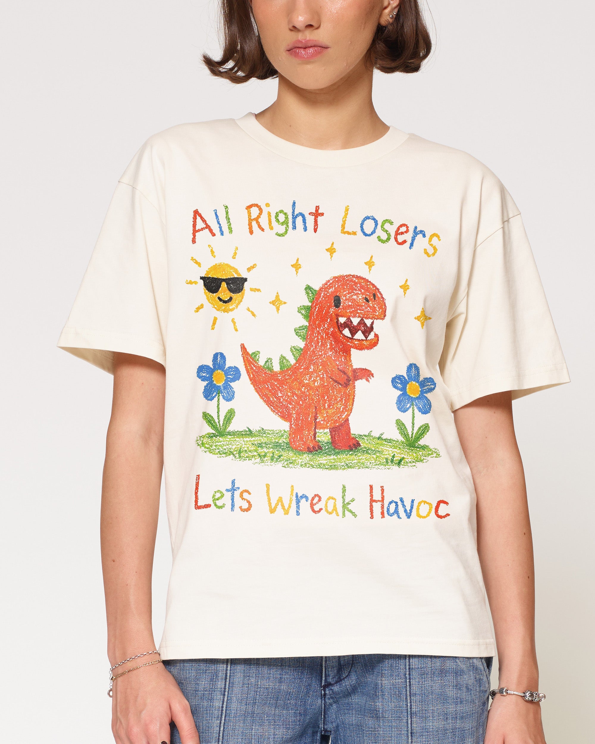 Lets Wreak Havoc Natural T-Shirt