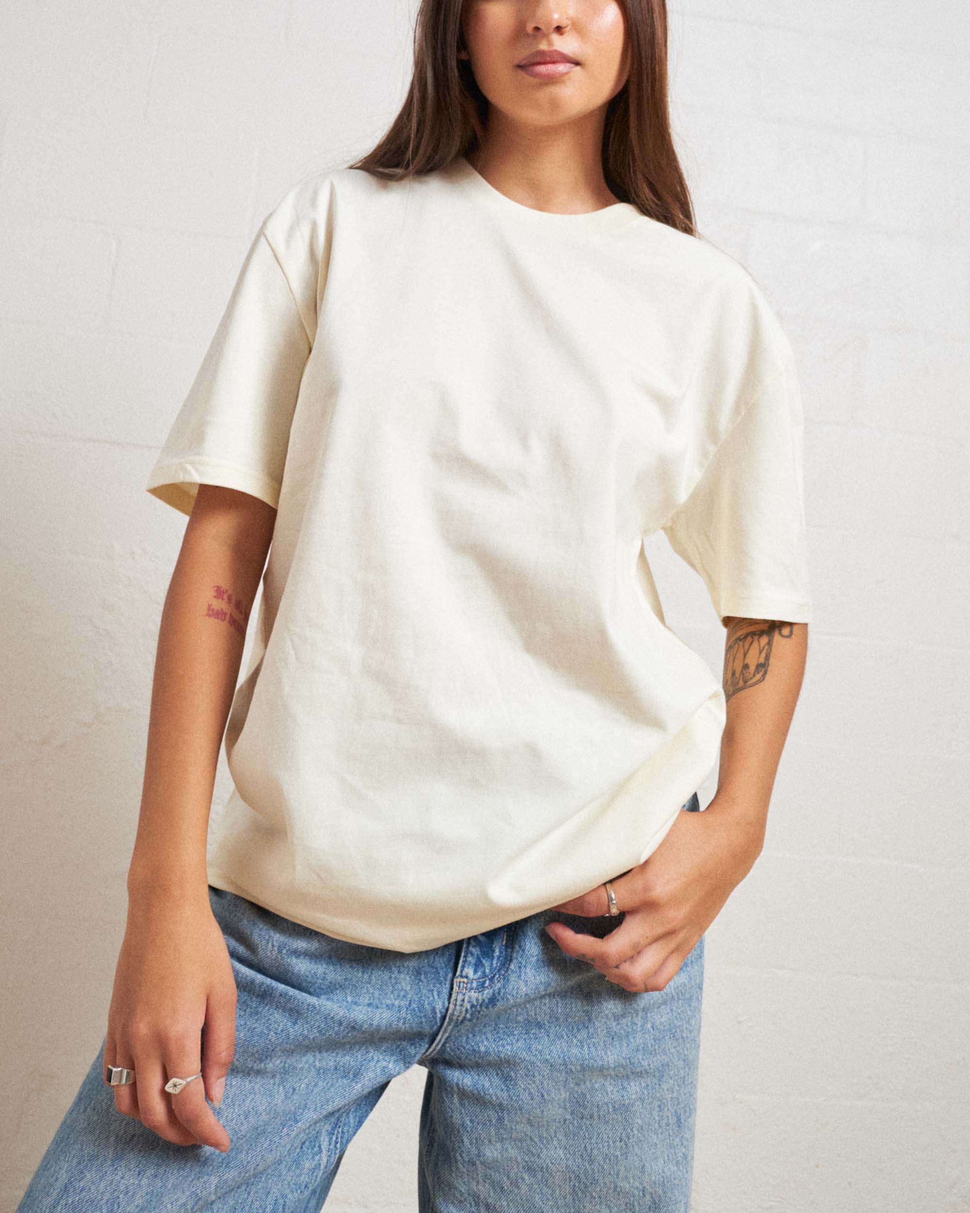 Classic Tee 5-Pack: Grey, Charcoal, Brown, Natural, White Australia Online
