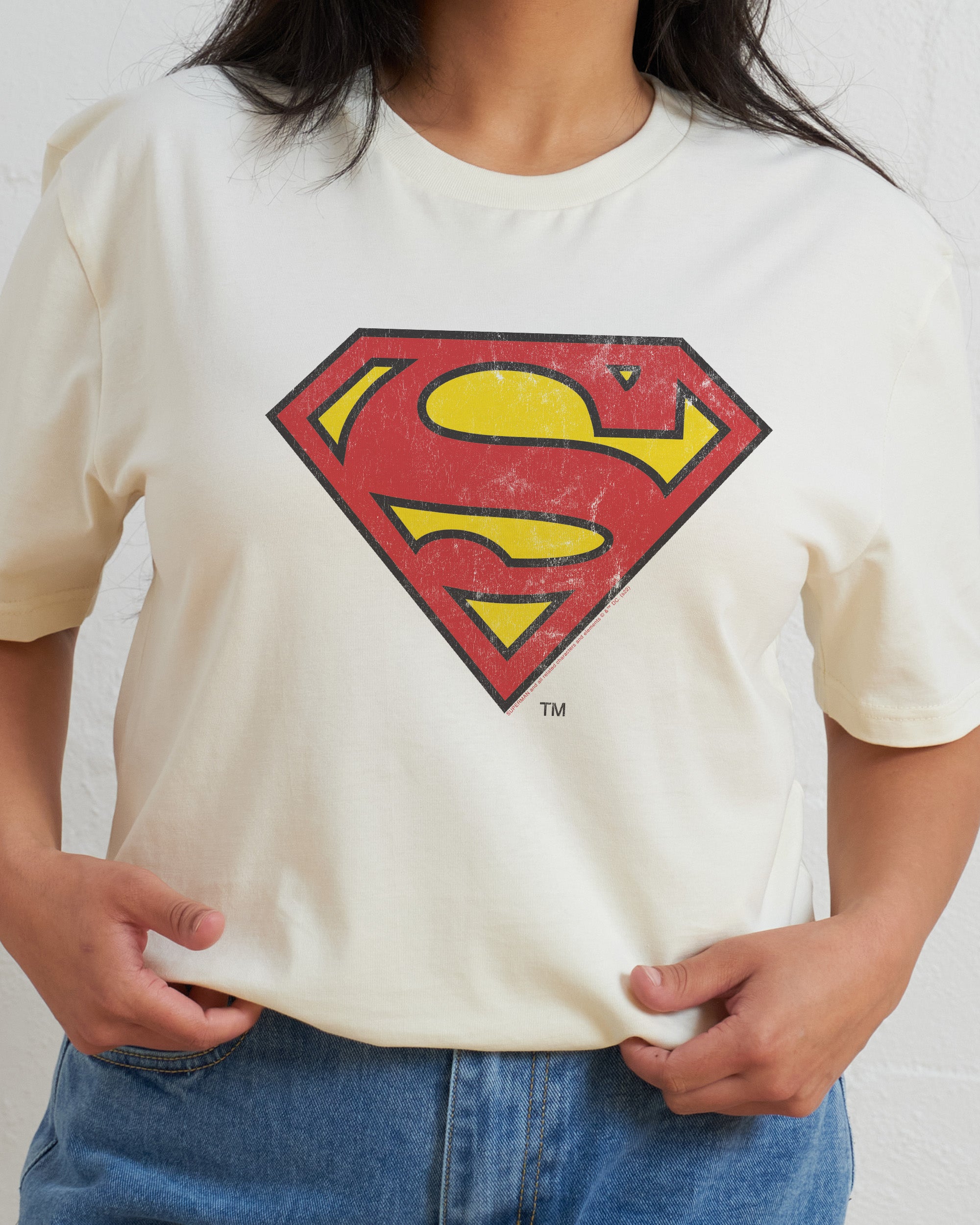 Superman Classic Logo T Shirt Official DC Merch Threadheads