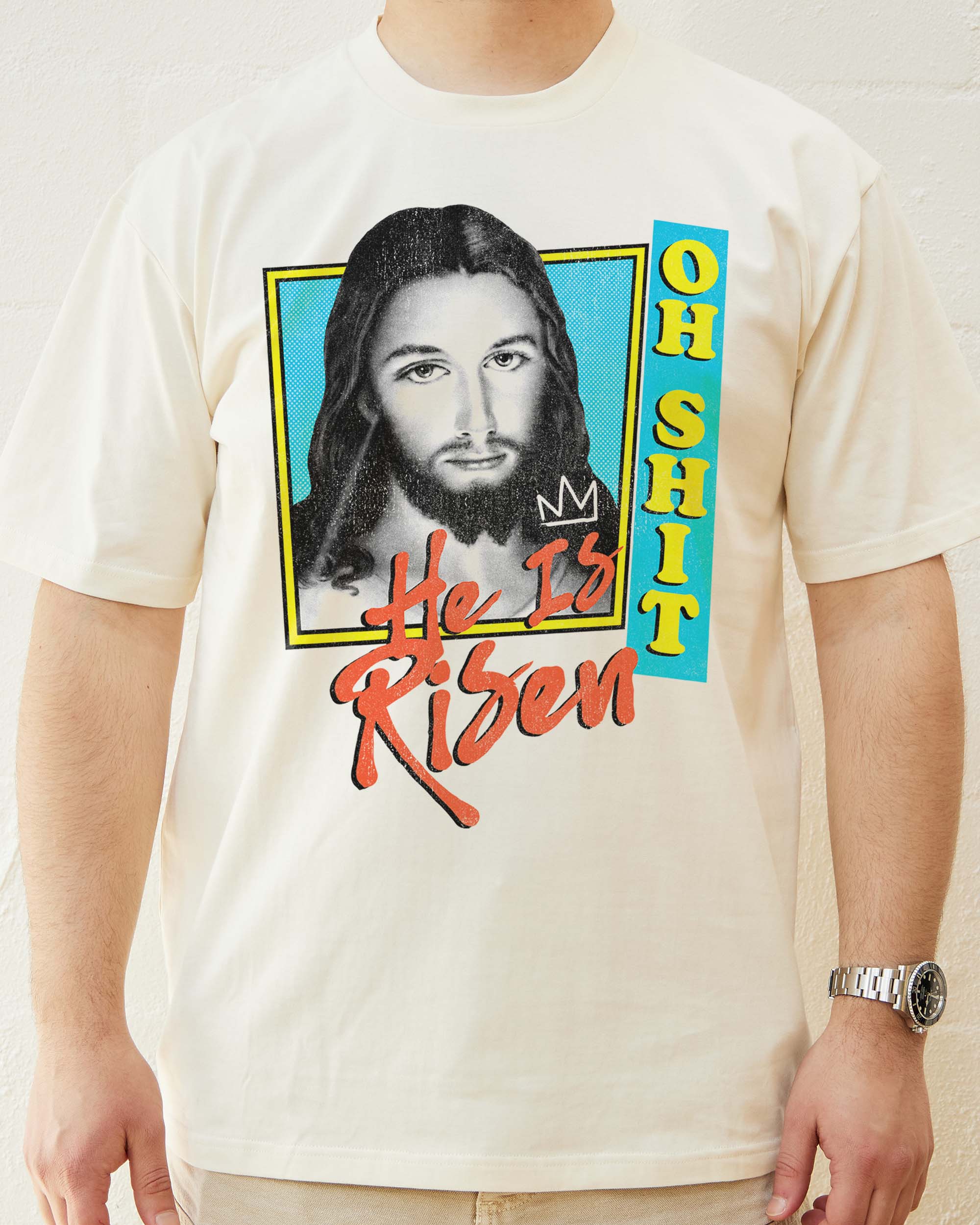 He Is Risen T-Shirt Australia Online Natural