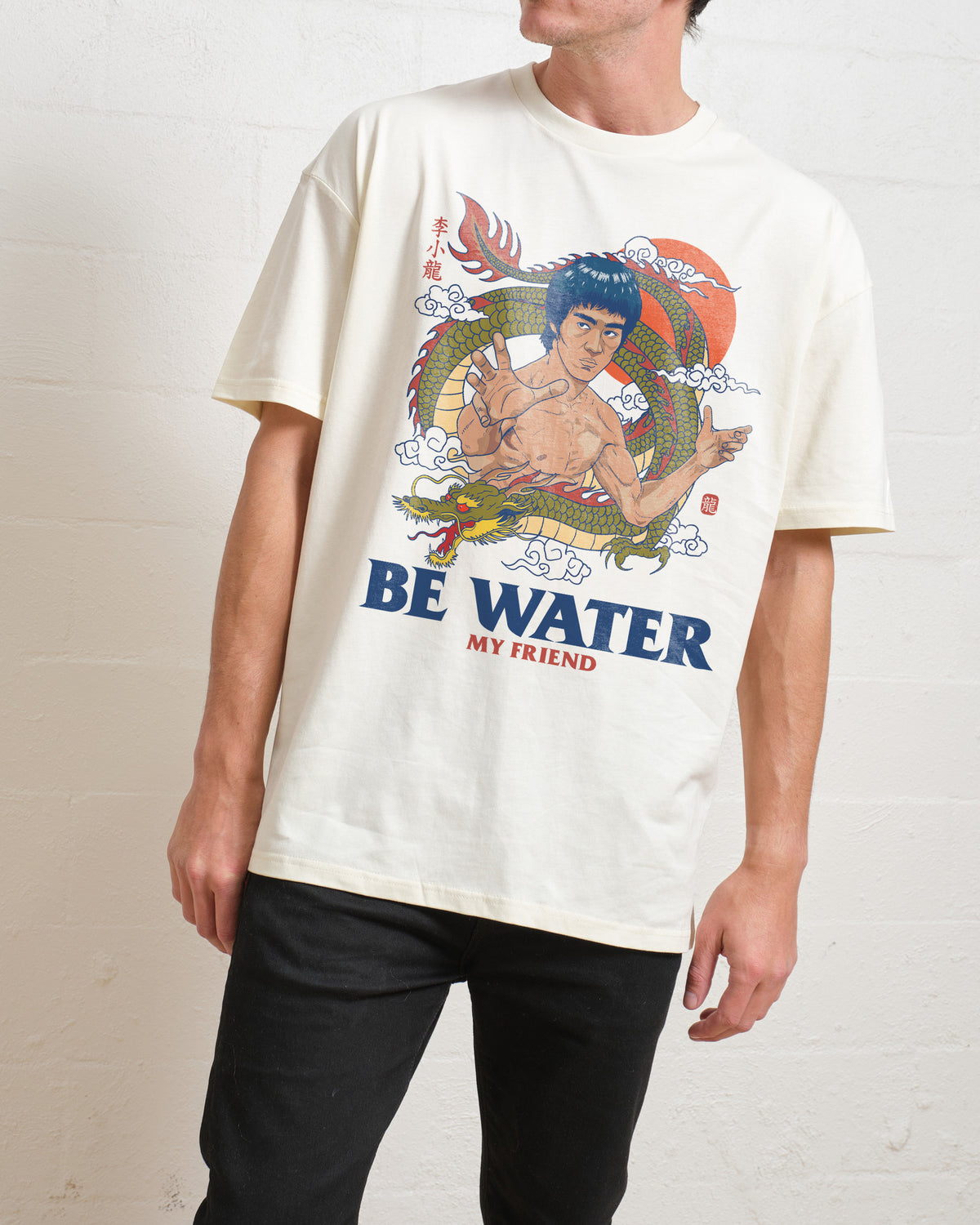 T-shirt Personnalisé Bruce Lee – 100% Coton, Taille XL – Marque Gildan, Création Artisanale