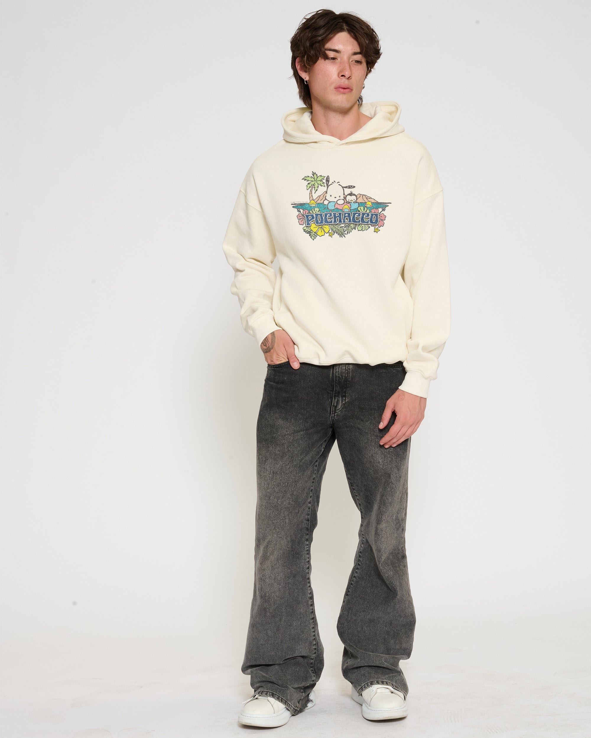 Pochacco Summer Friends Hoodie Official Hello Kitty and Friends collab Threadheads