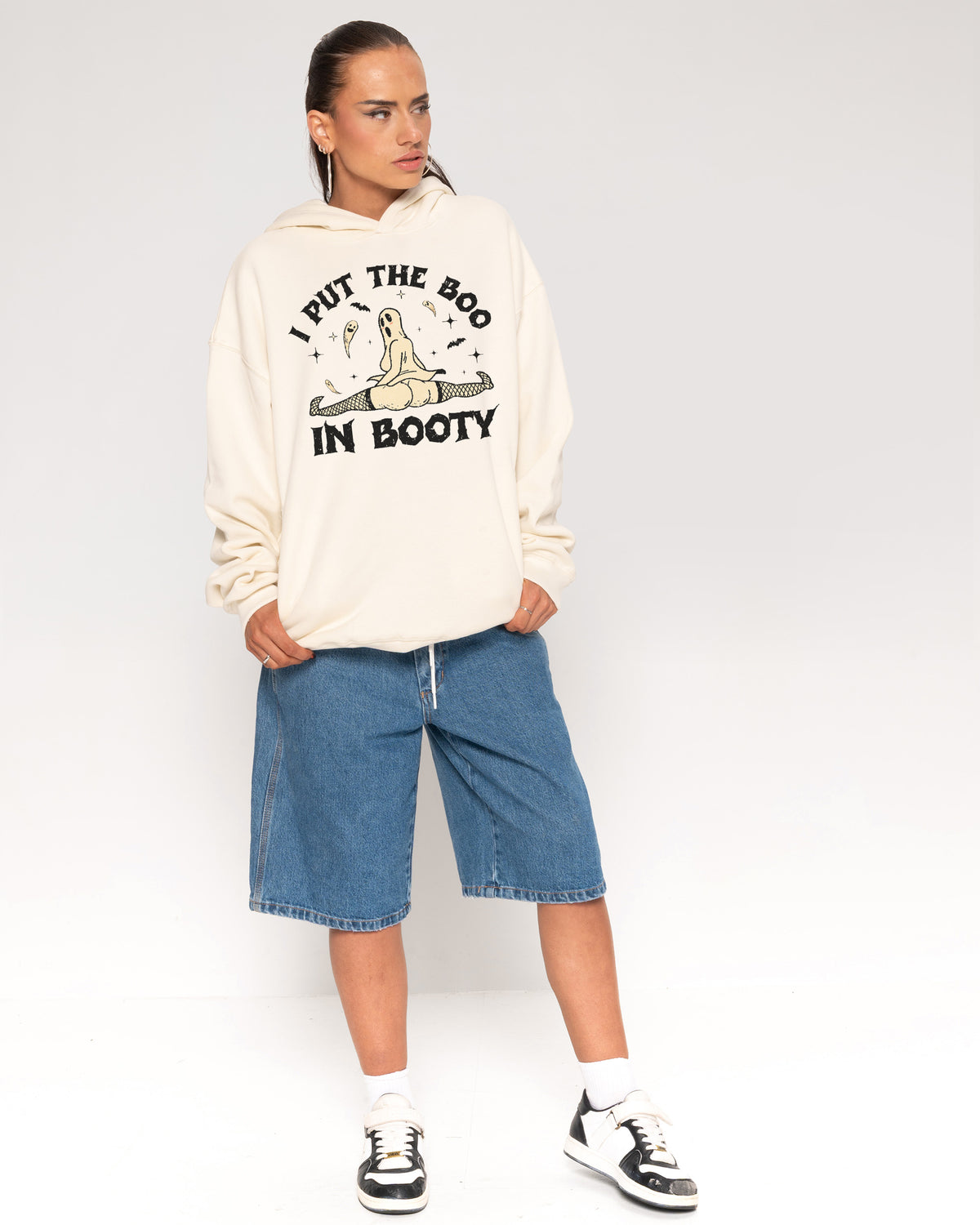Boo in Booty Natural Hoodie