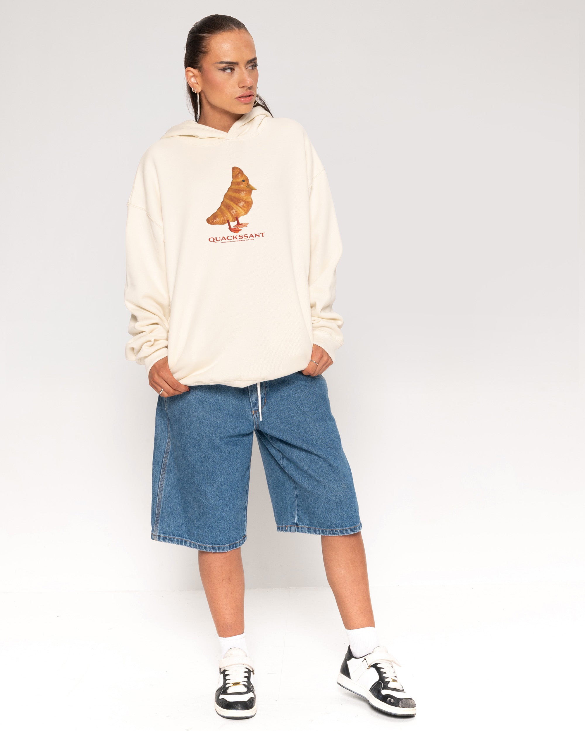 Quackssant Natural Hoodie