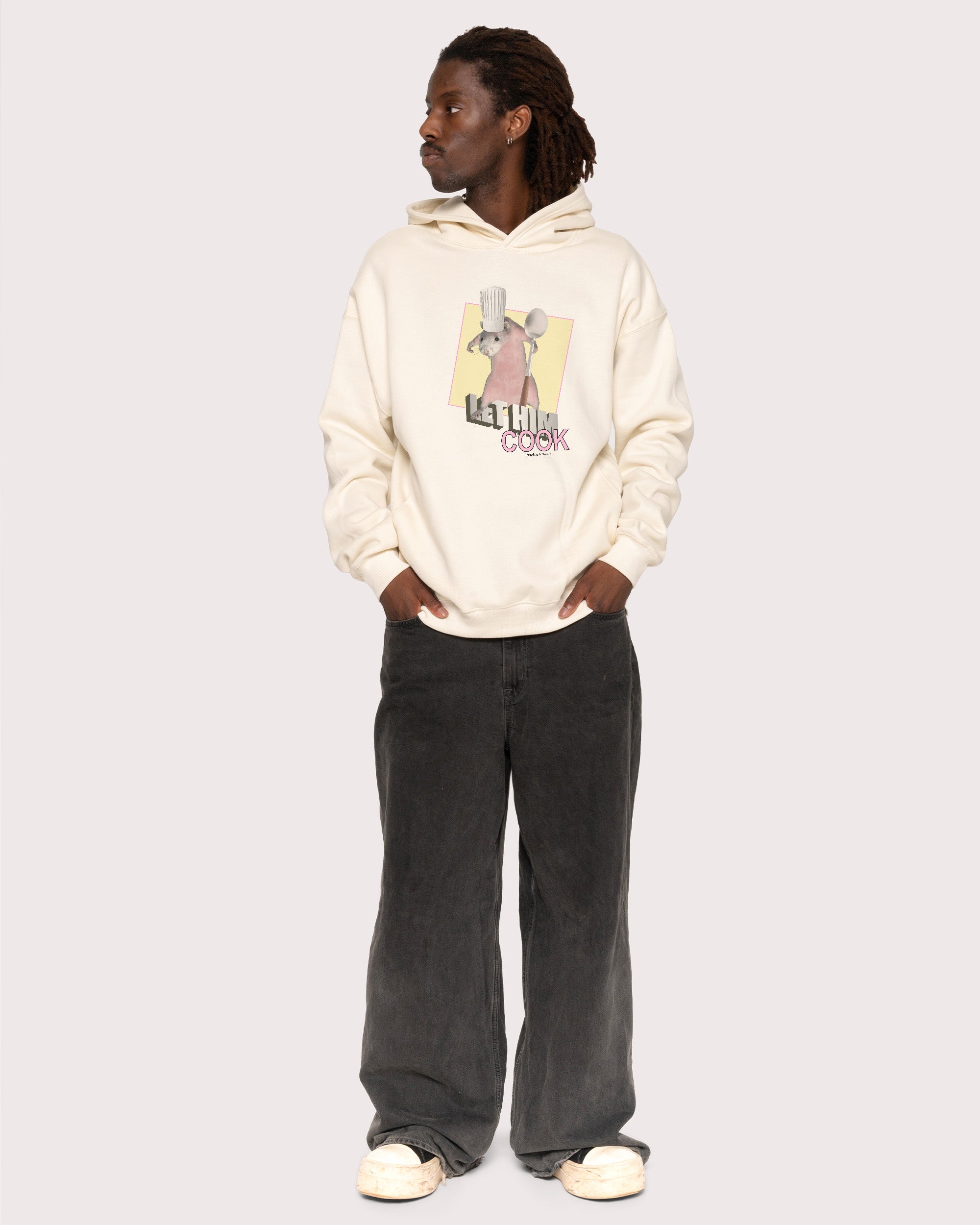 Let Him Cook Natural Hoodie