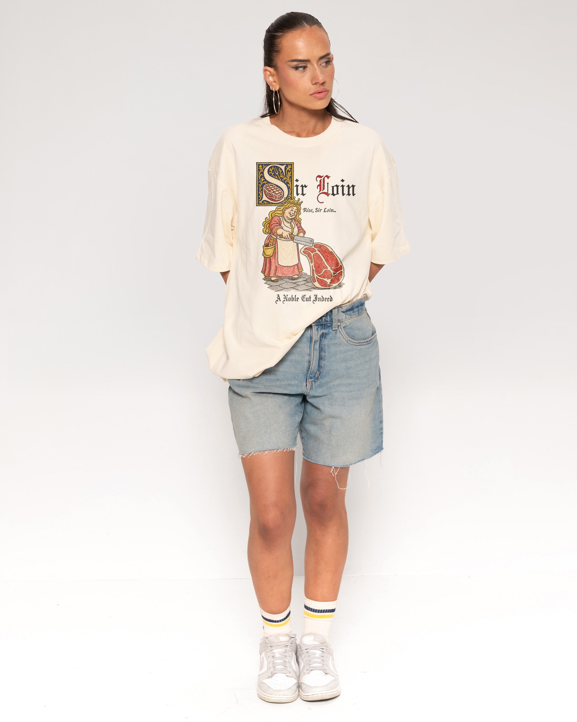 Sir Loin Natural Oversized Tee