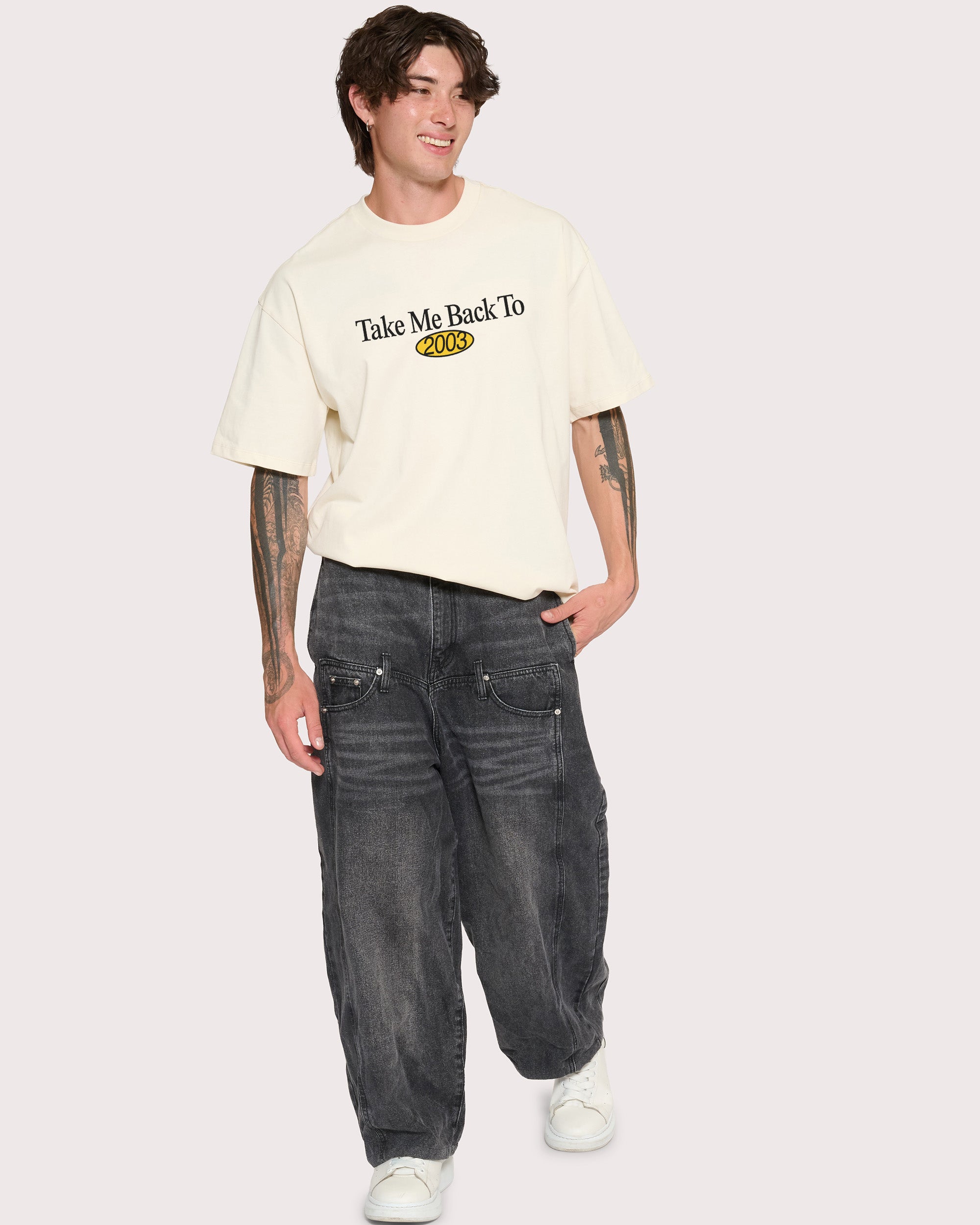 Back to 2003 Natural Oversized Tee