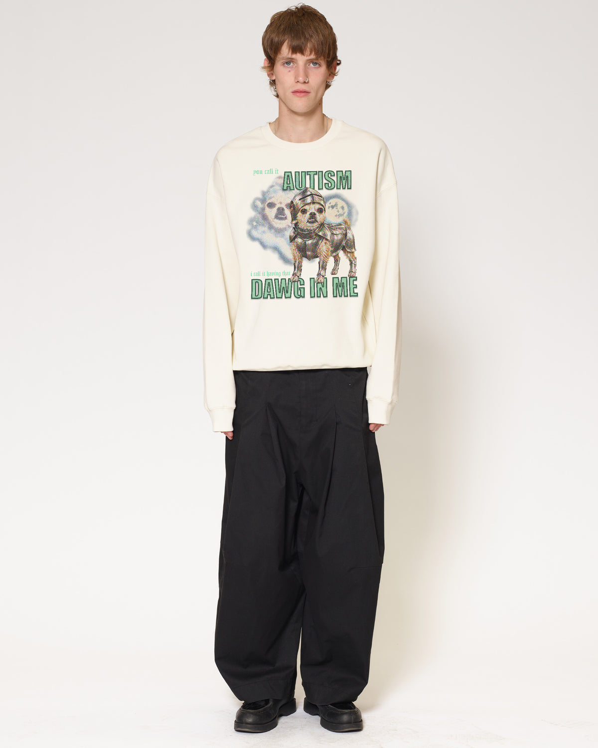 Dawg in Me Natural Sweatshirt