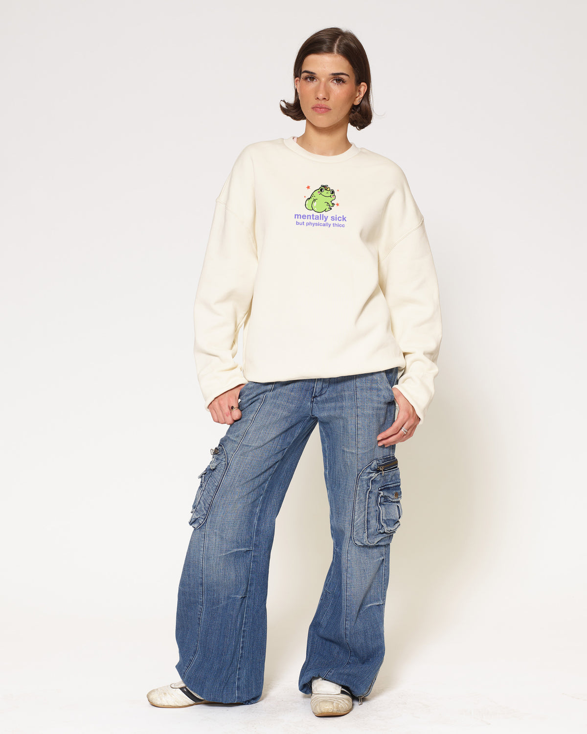 Mentally Sick Natural Sweatshirt