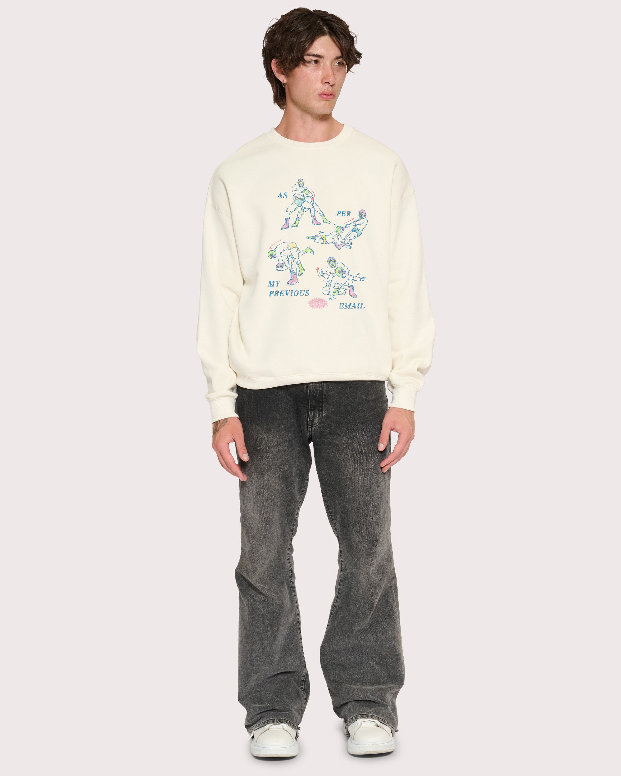 As Per My Last Email Natural Sweatshirt