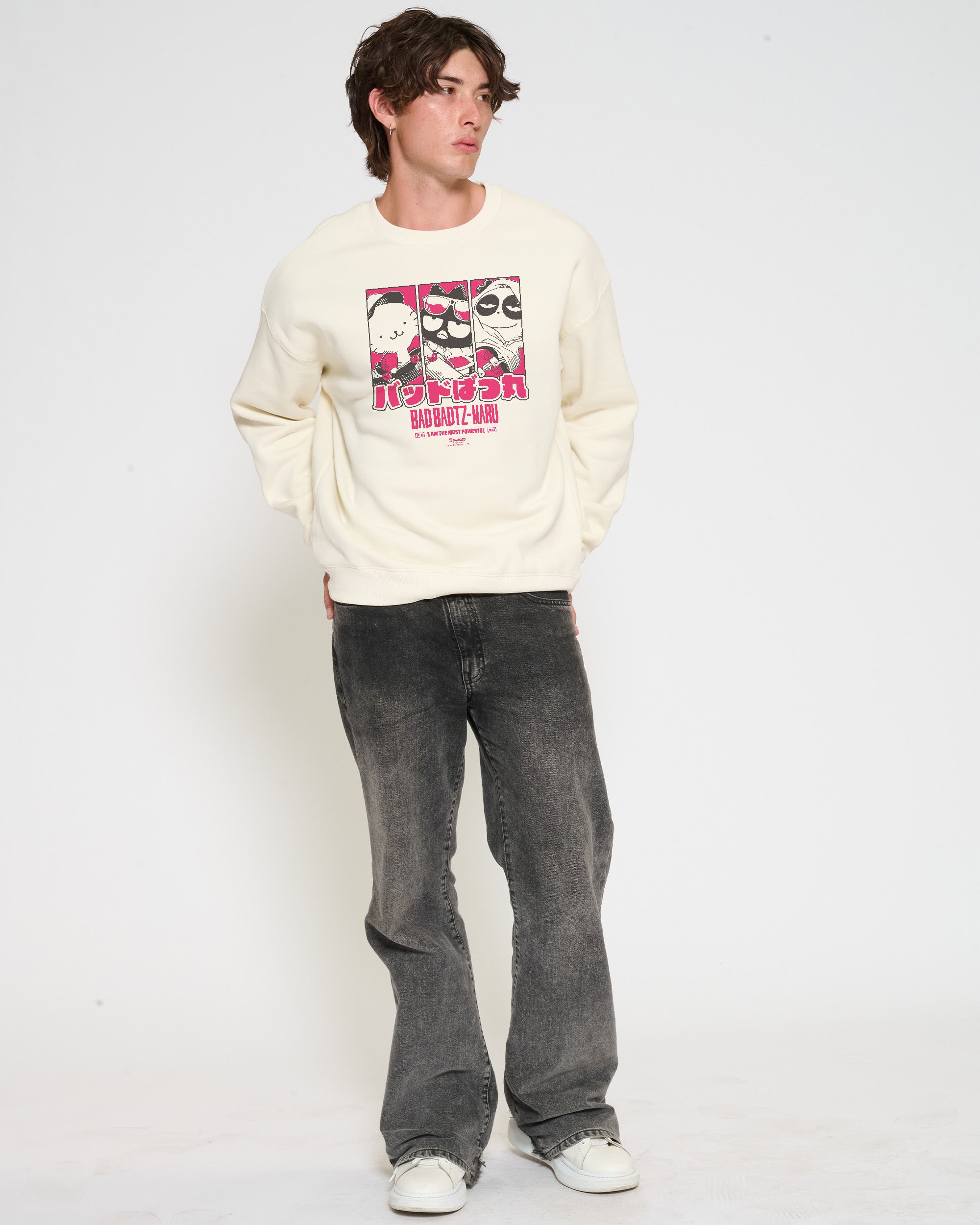 Bad Badtz-Maru Skate Sweatshirt Official Hello Kitty and Friends collab Threadheads