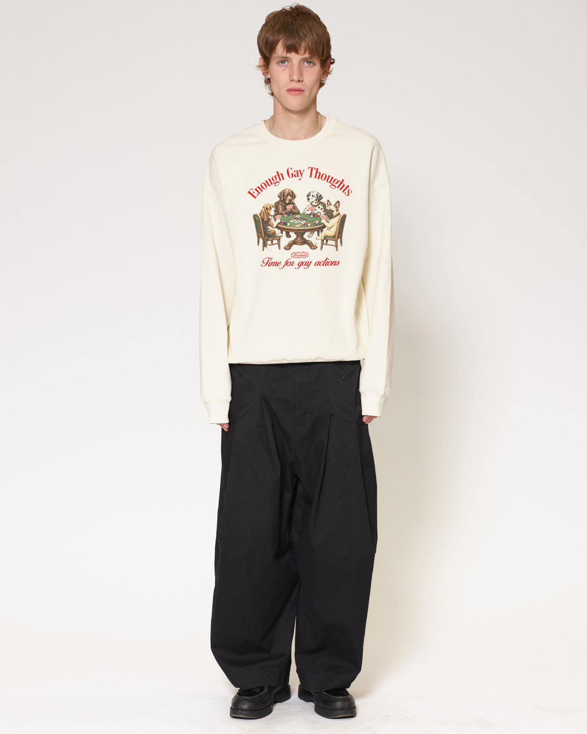 Enough Gay Thoughts Natural Sweatshirt