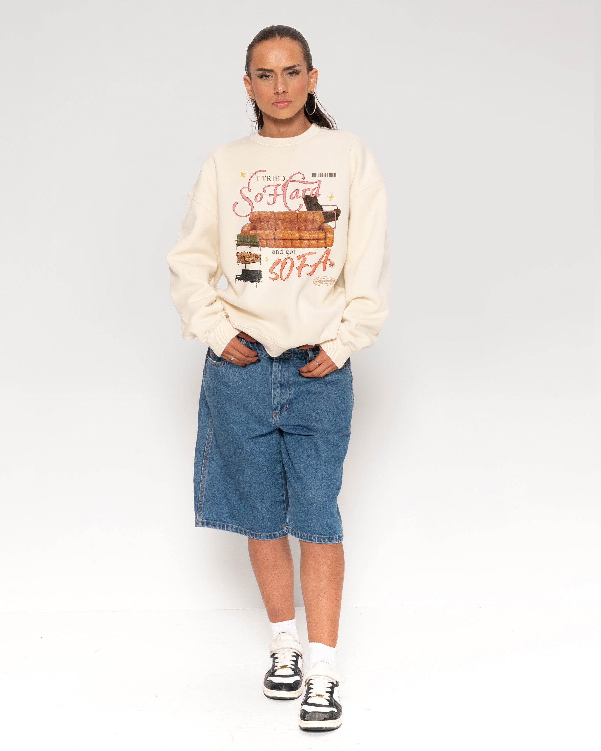 I Tried So Hard and Got Sofa Natural Sweatshirt