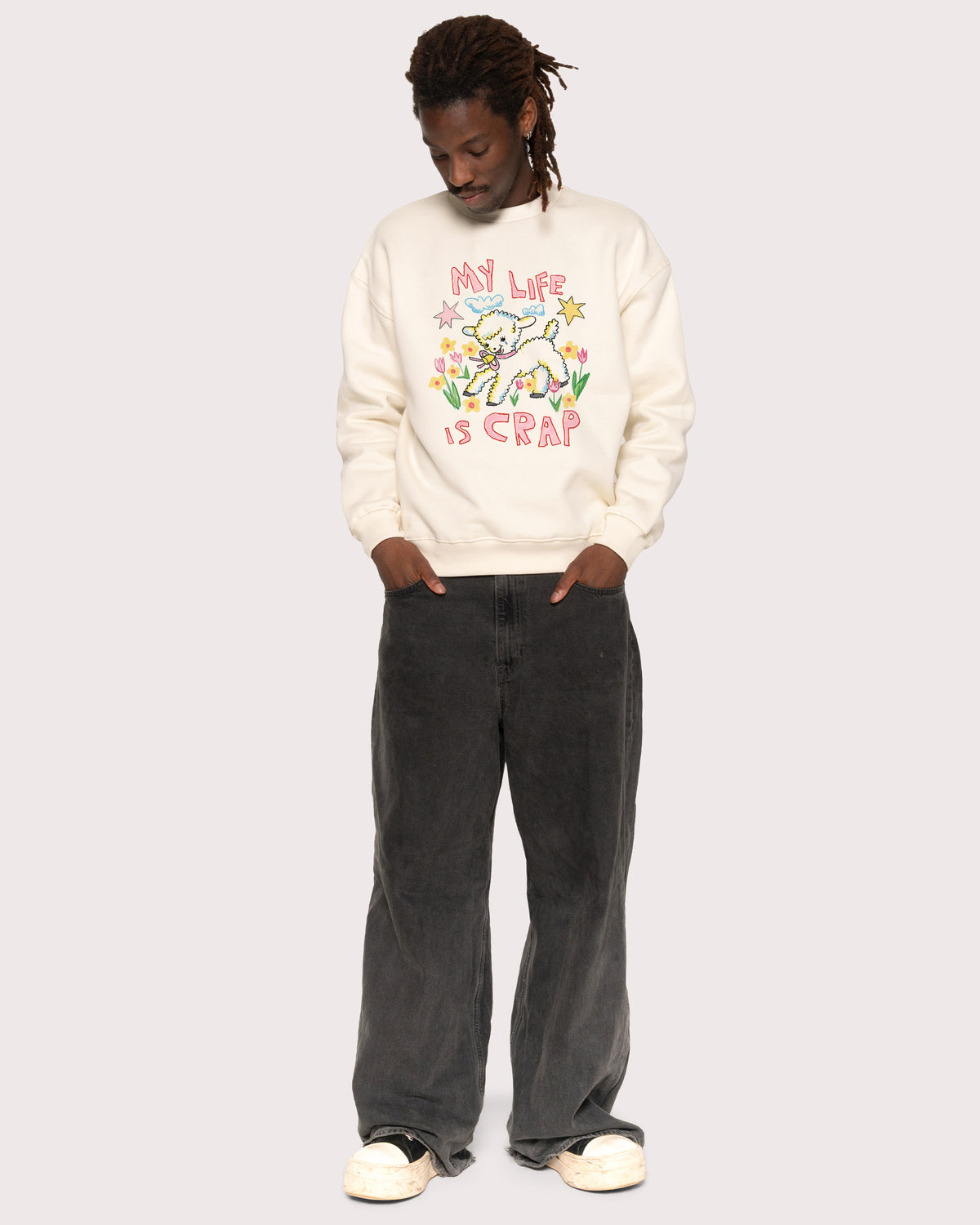 My Life is Crap Natural Sweatshirt