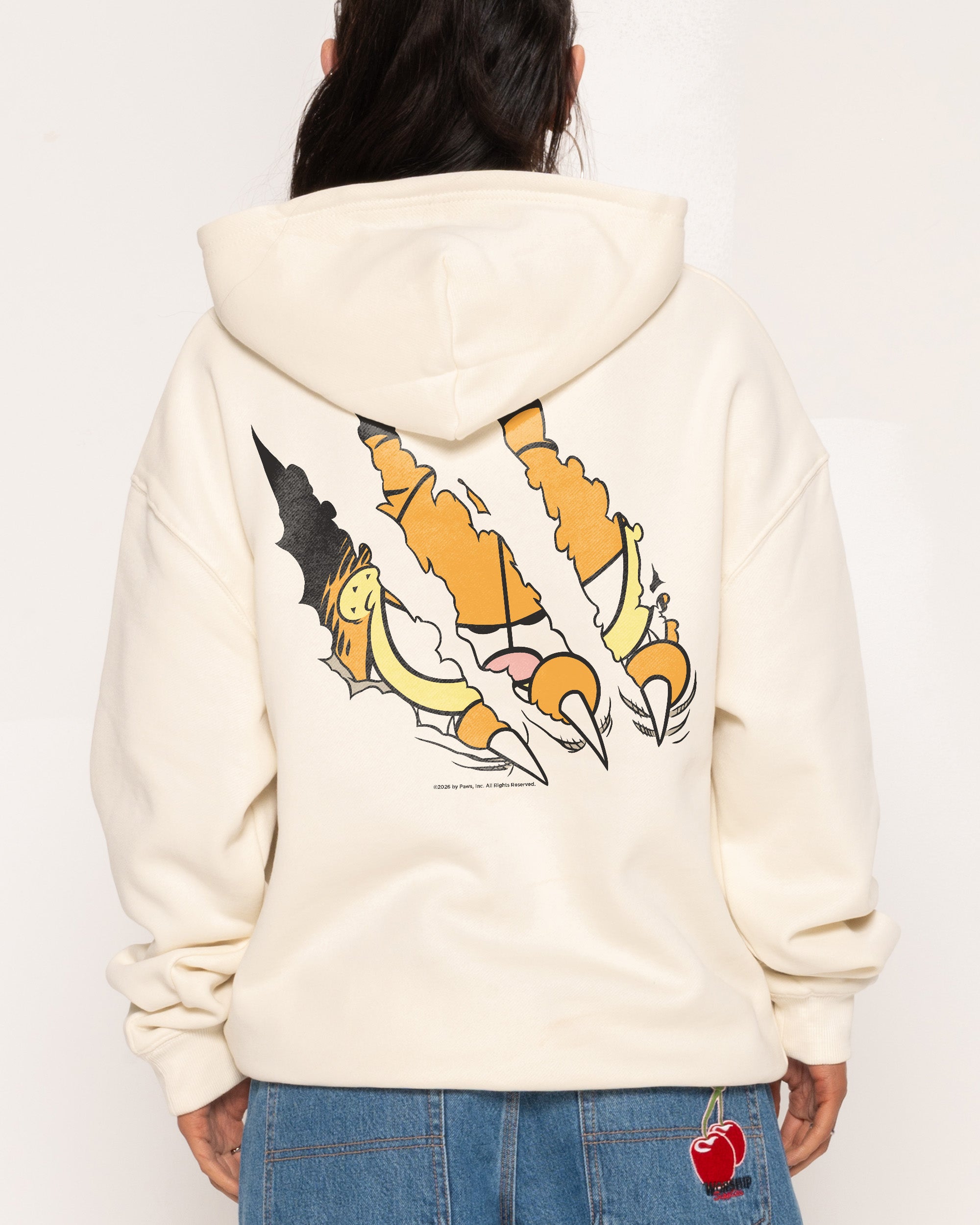 Peek a Boo Natural Hoodie