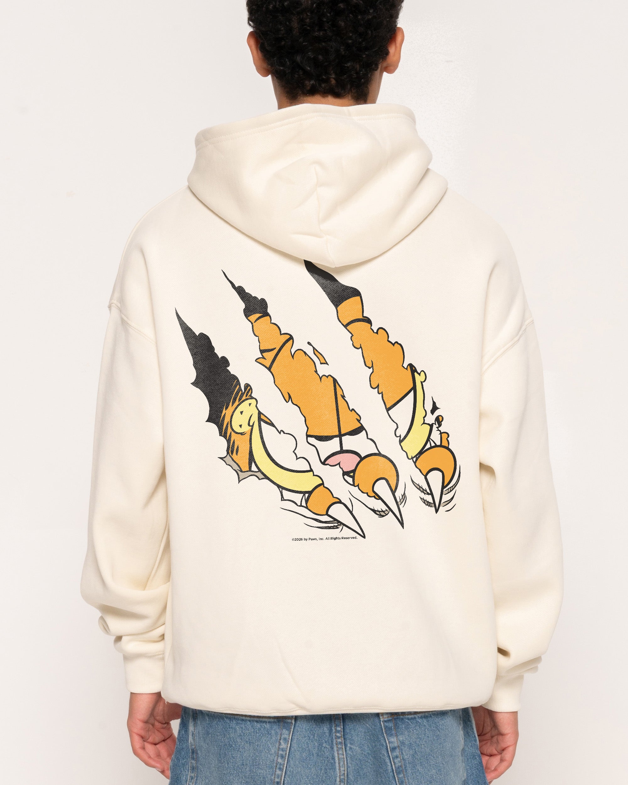 Peek a Boo Natural Hoodie