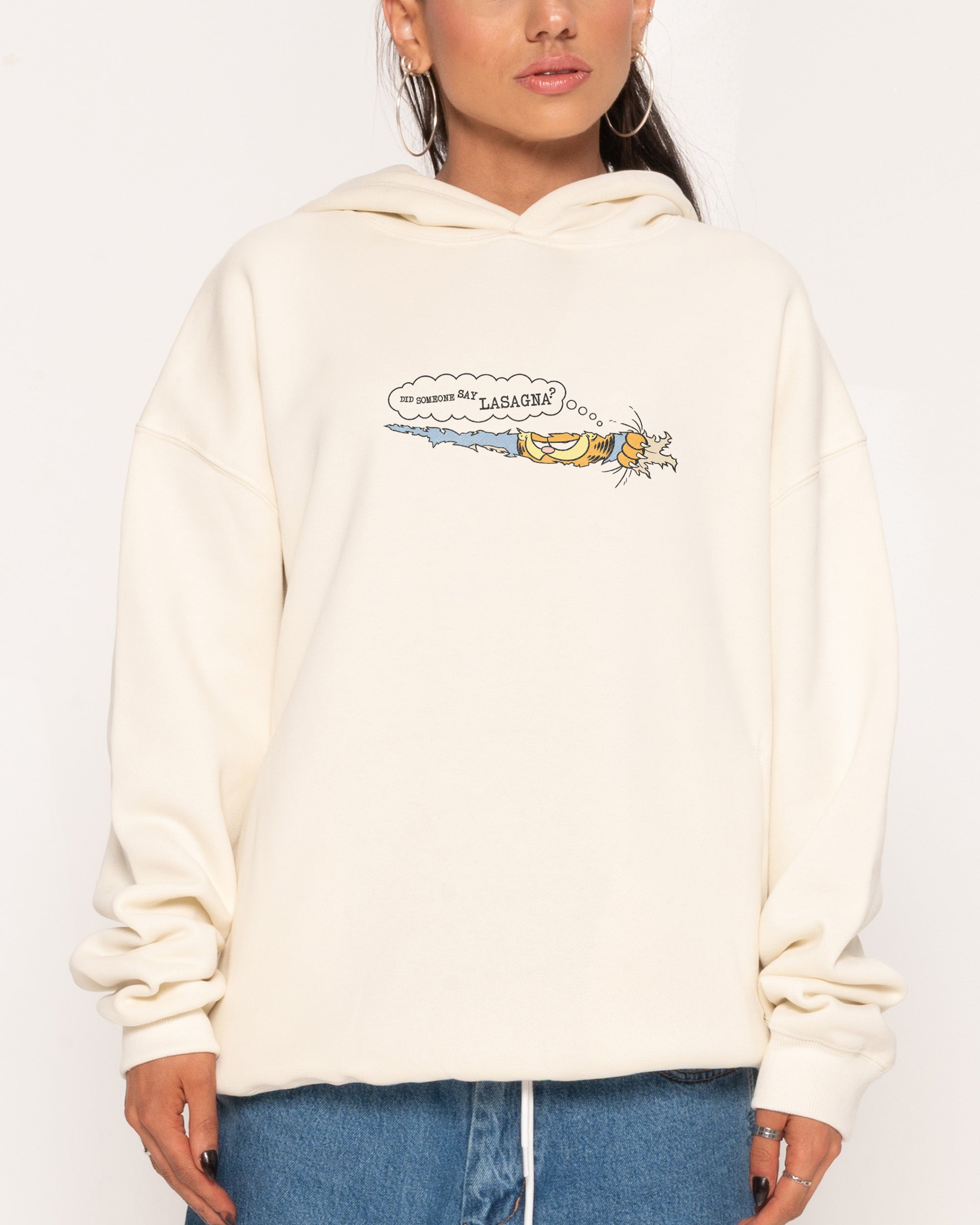 Peek a Boo Natural Hoodie