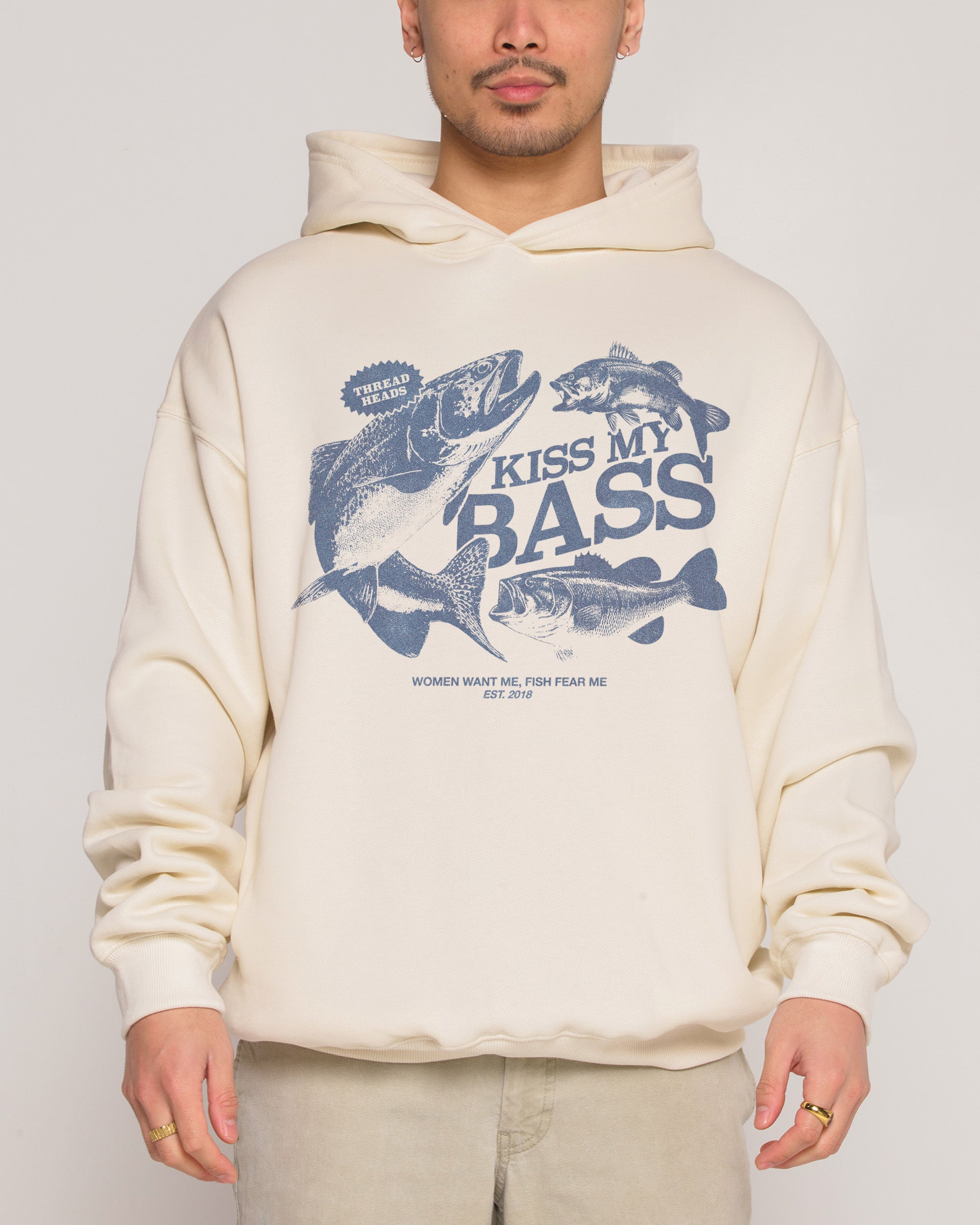Kiss My Bass Natural Hoodie