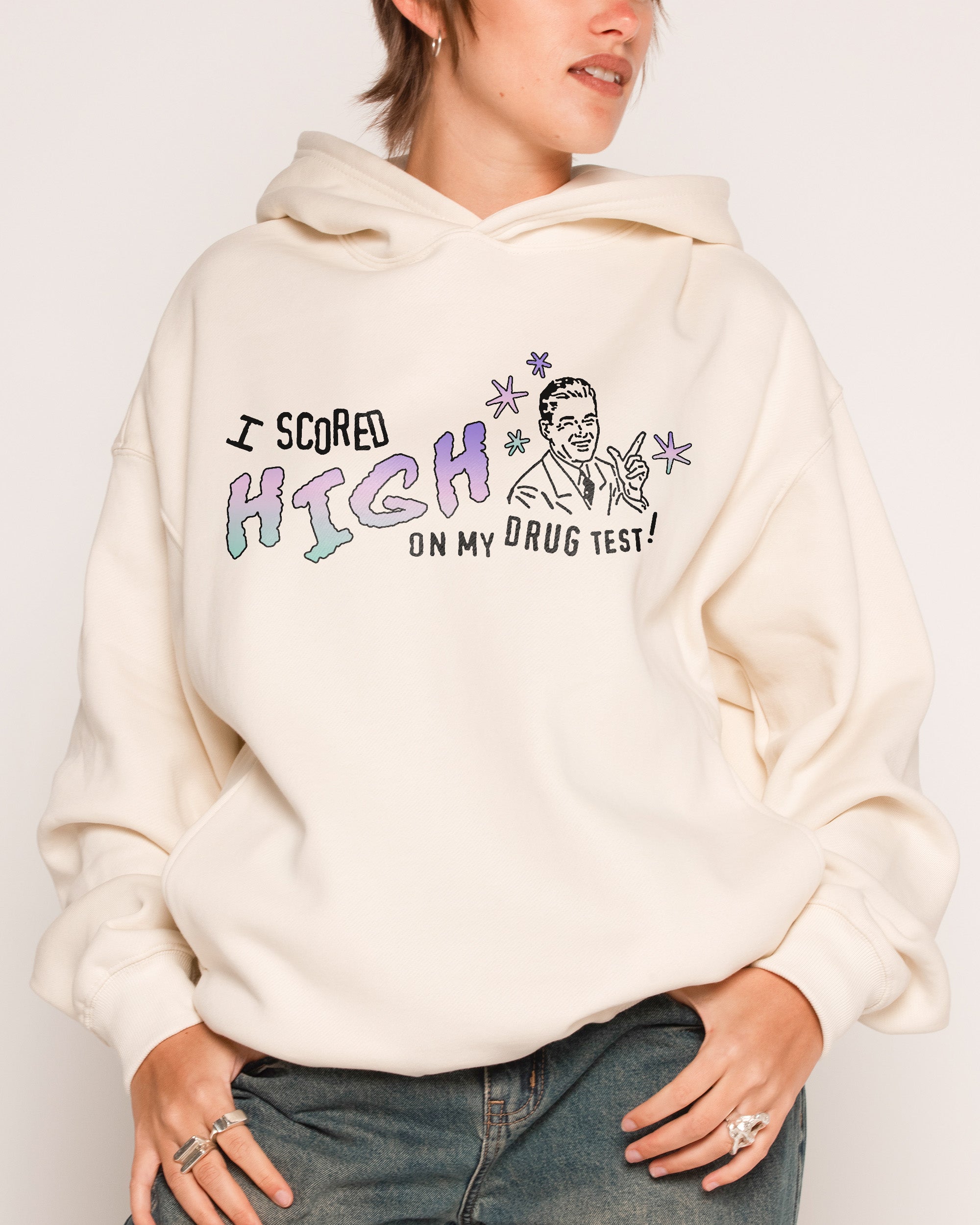 High Achiever Natural Hoodie