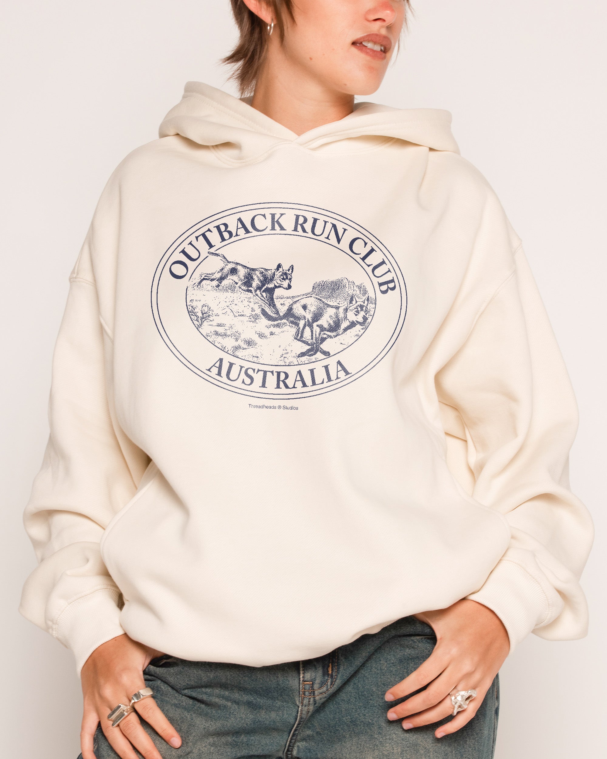 Dingo Outback Run Club Hoodie Australia Threadheads Online