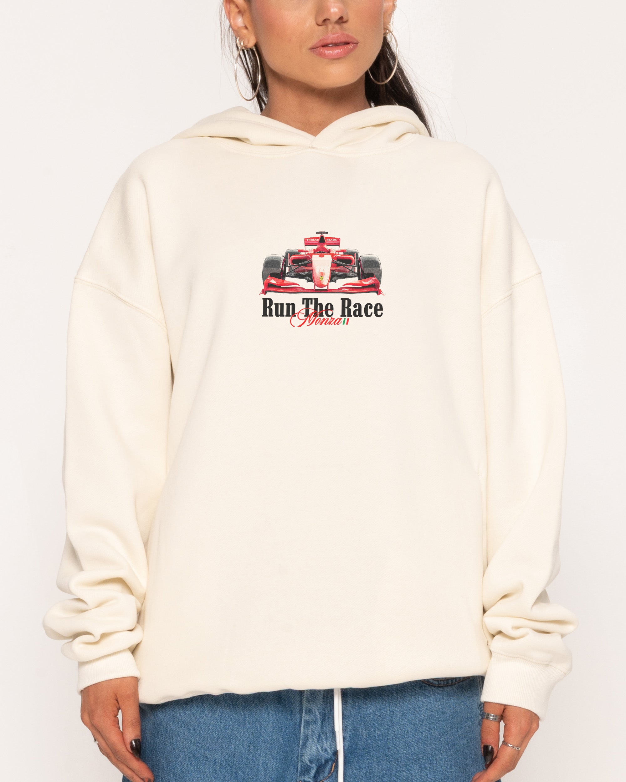Run the Race Natural Hoodie