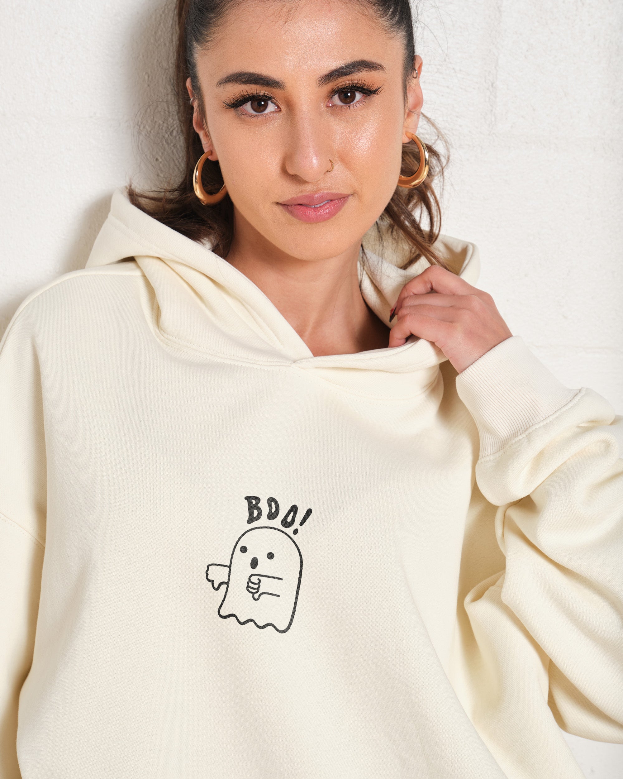 Boo Ghost Hoodie Graphic Hoodie - Main Image