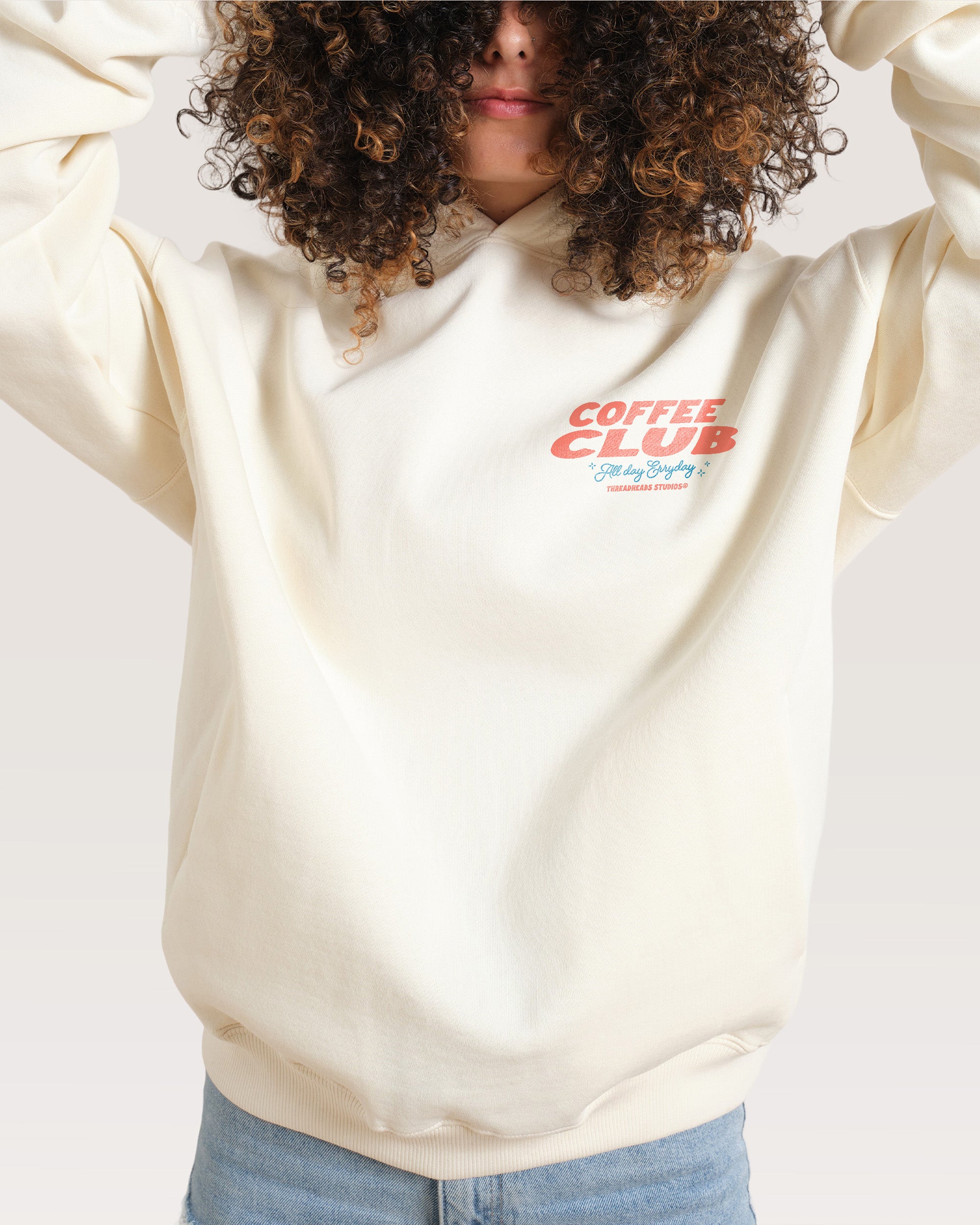 Coffee Club Natural Hoodie