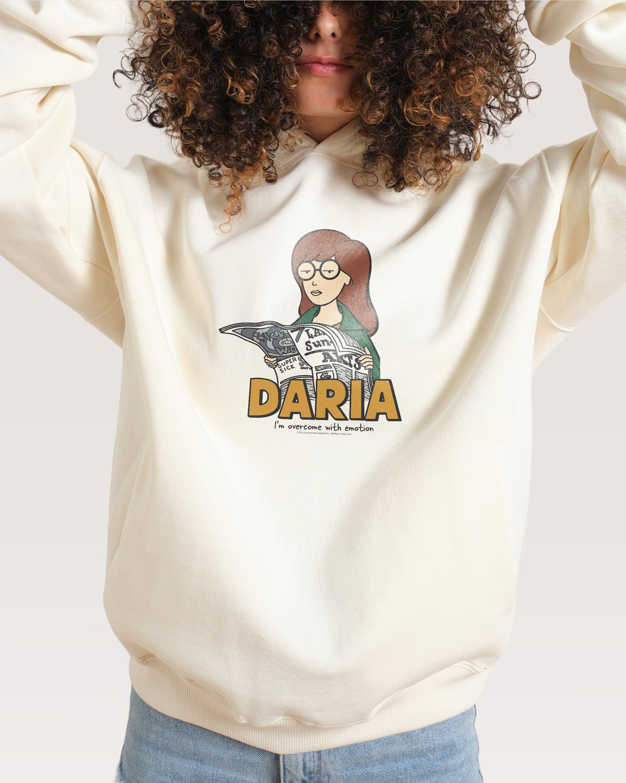 I’m Overcome with Emotion Natural Hoodie