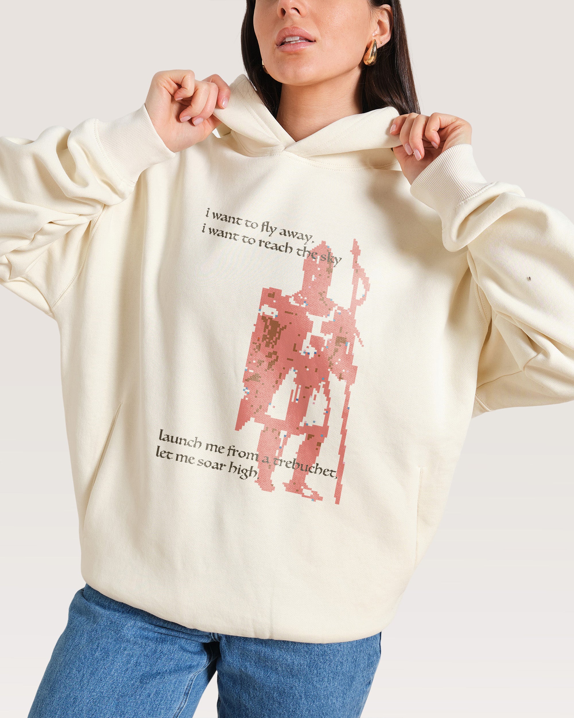 Trebuchet Natural Hoodie