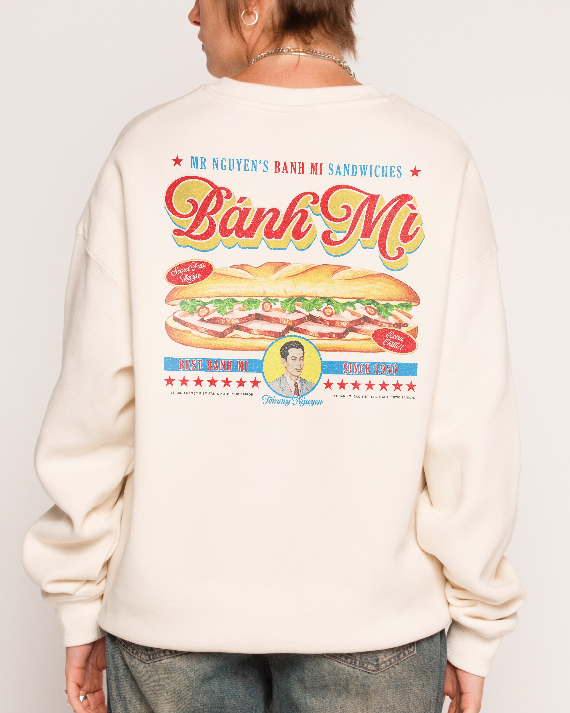 Mr Nguyen's Banh Mi's Natural Sweatshirt