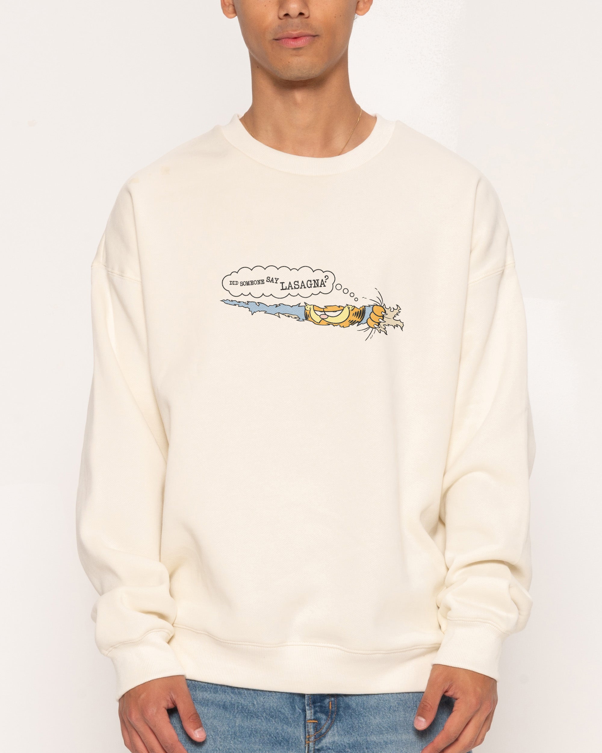Peek a Boo Natural Sweatshirt