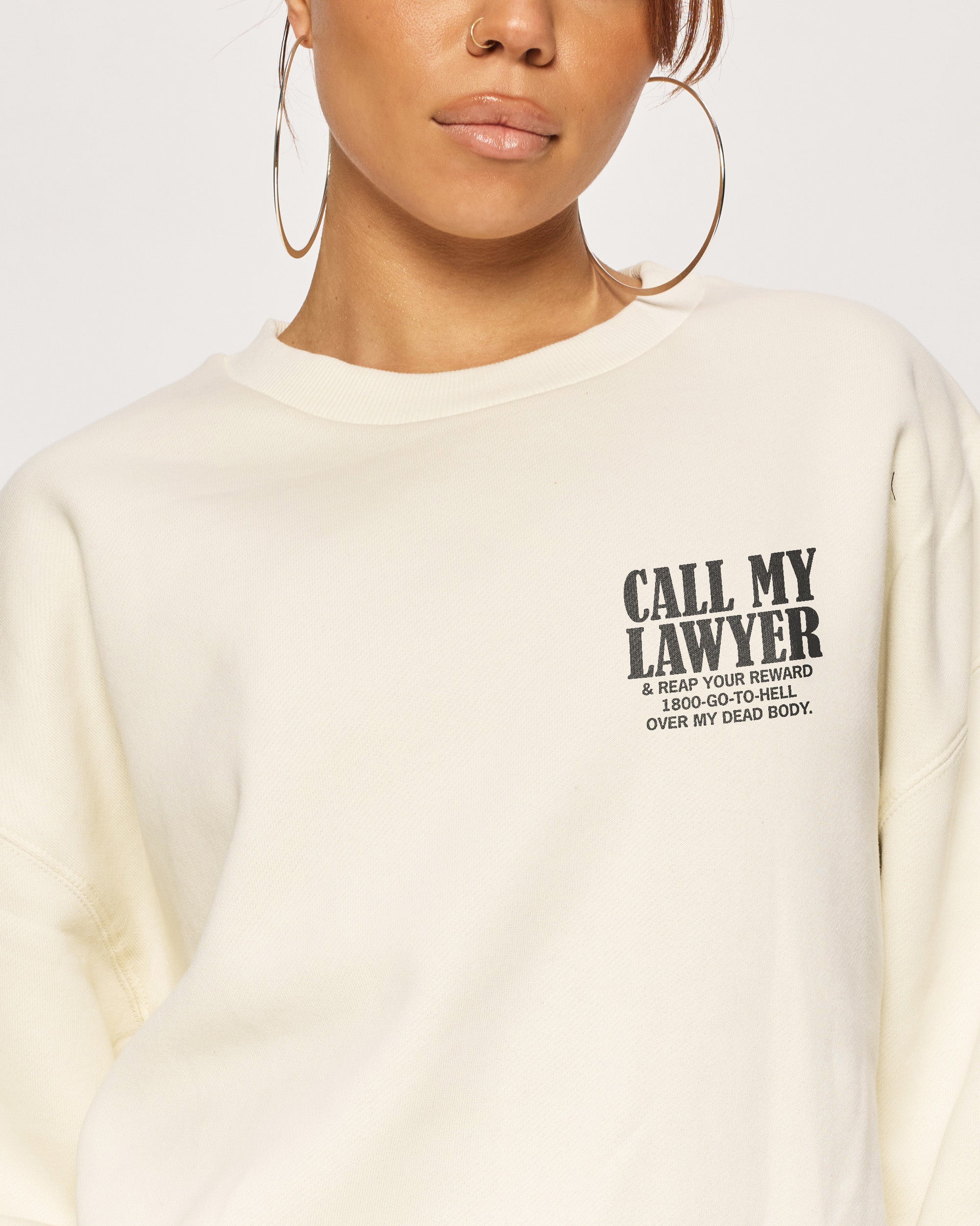Call my Lawyer Reaper Edition Sweatshirt Australia Threadheads Online