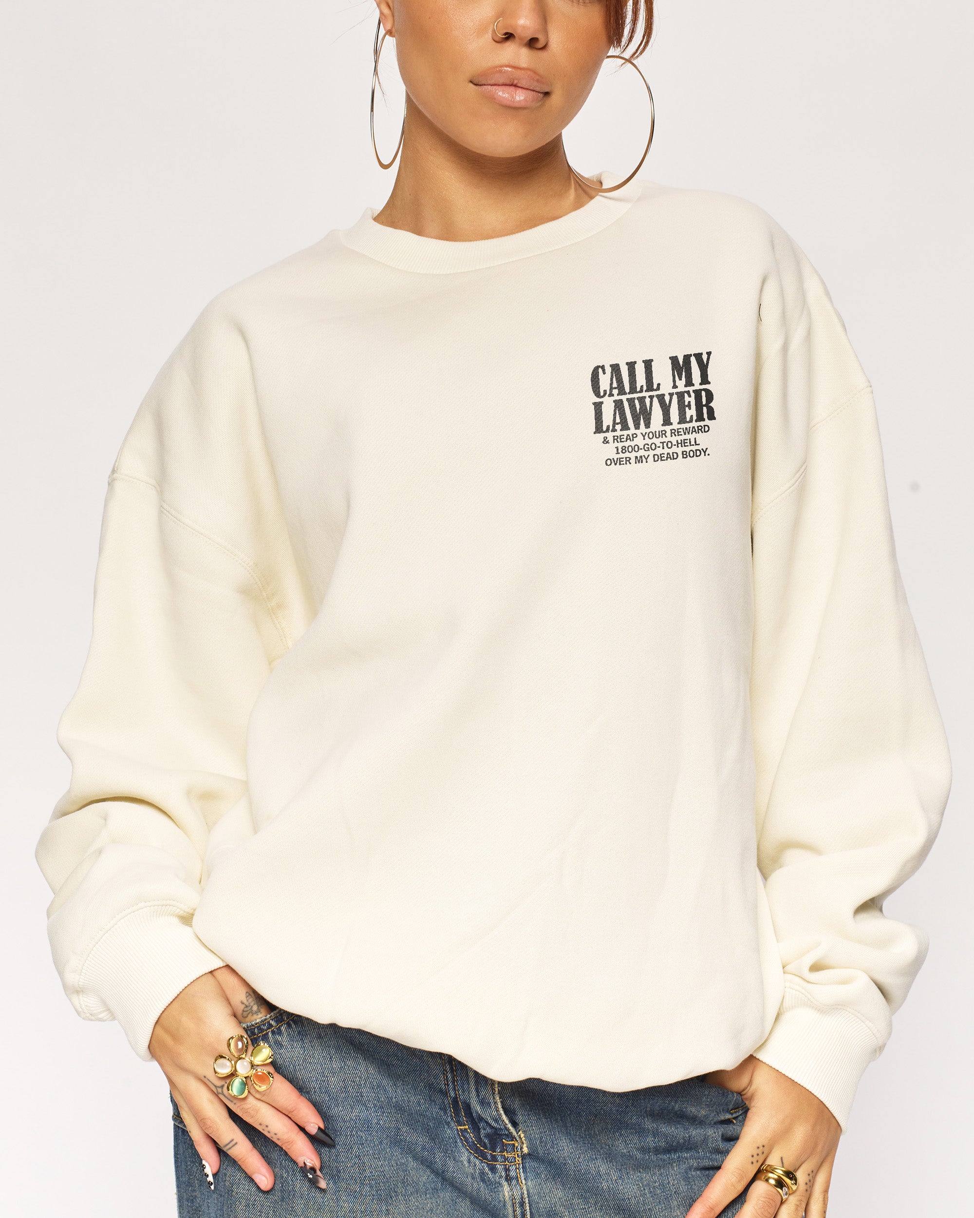 Call my Lawyer Reaper Edition Sweatshirt Australia Threadheads Online