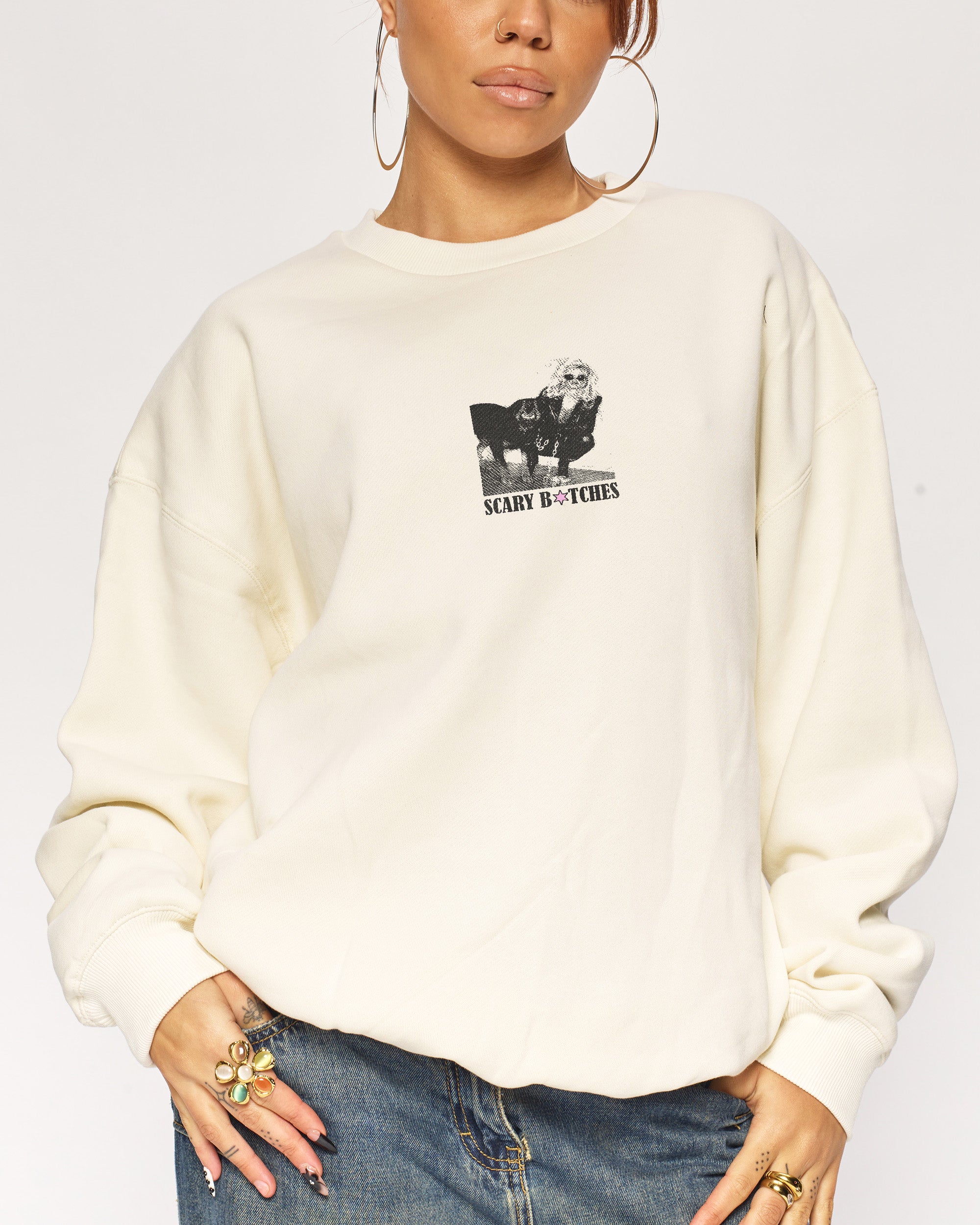 Scary Bitches Sweatshirt Australia Threadheads Online