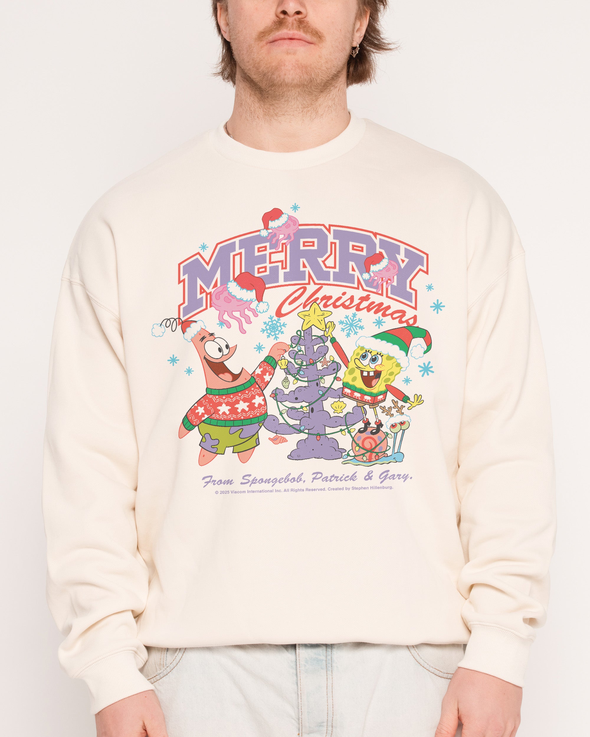 Shellebrate The Holidays Natural Sweatshirt