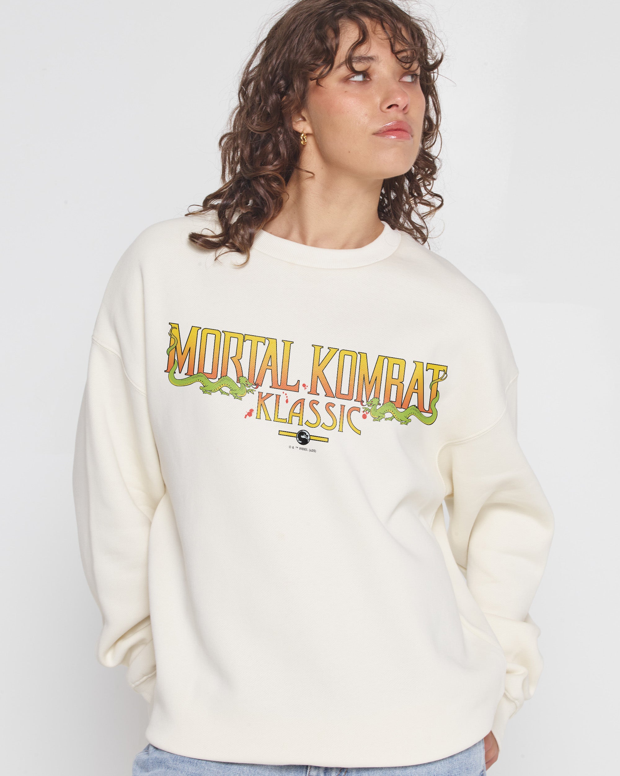 Mortal Kombat Klassic Logo Sweatshirt Threadheads Australia Online