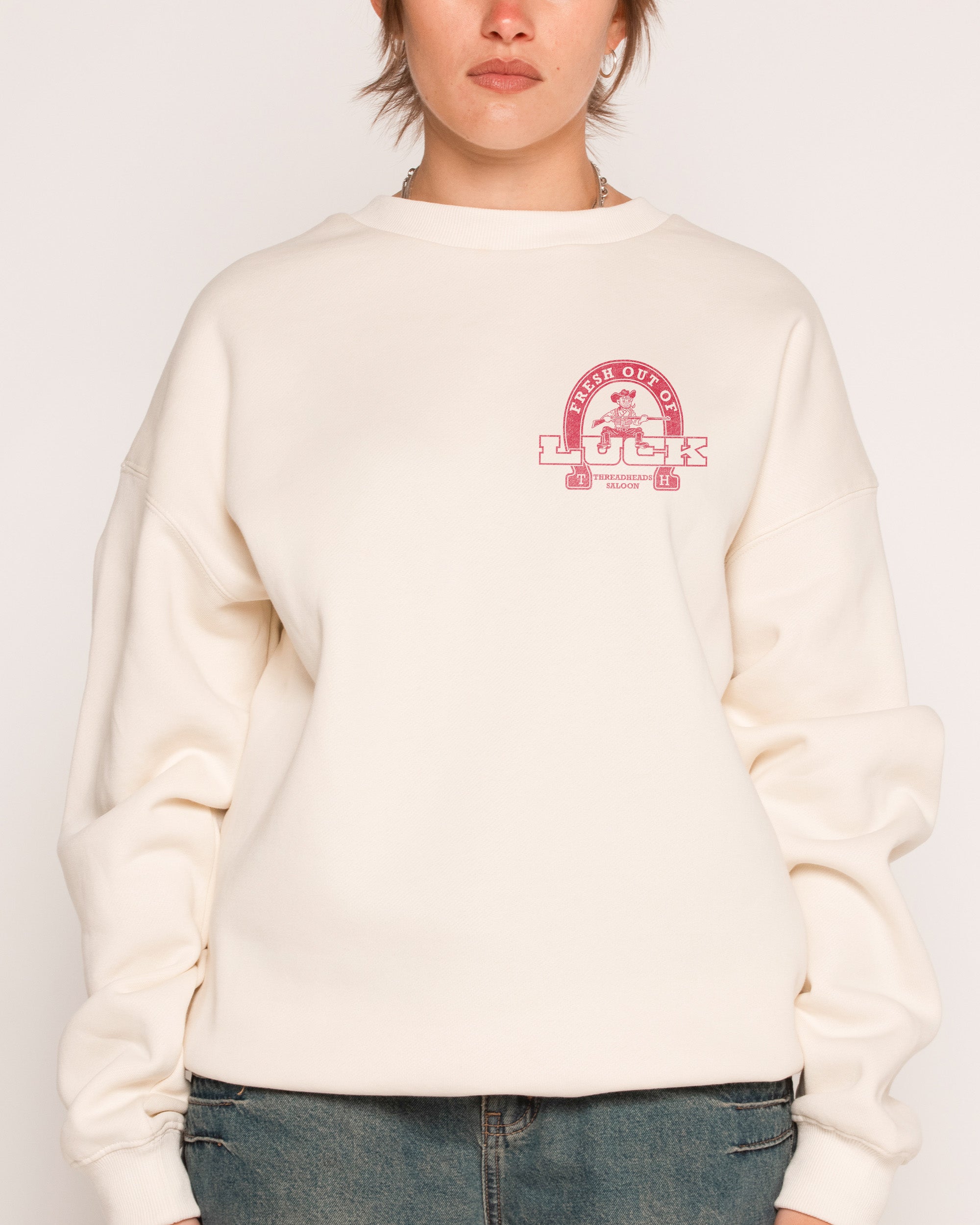Fresh Out of Luck Natural Sweatshirt