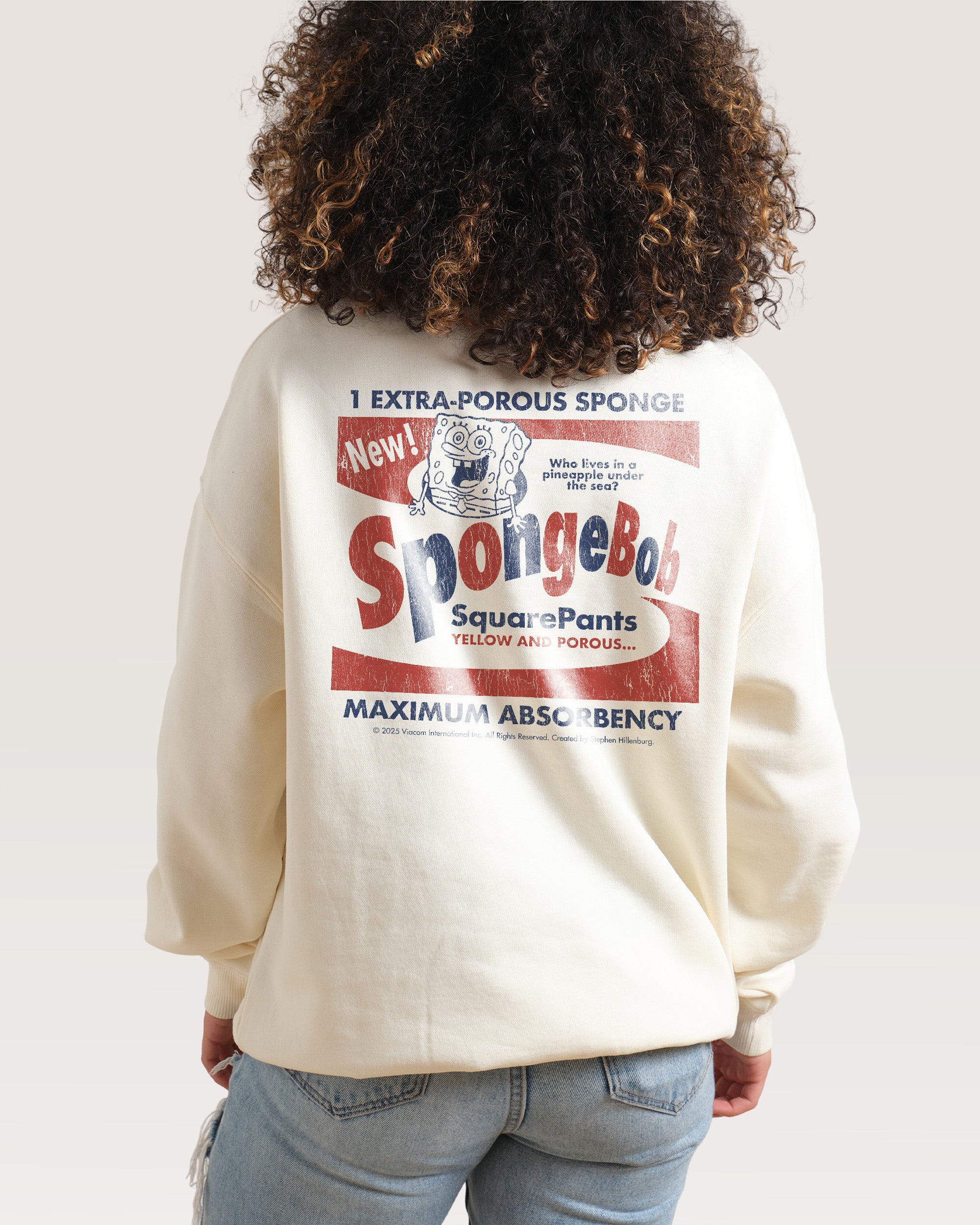 Spongebob Bob Natural Sweatshirt