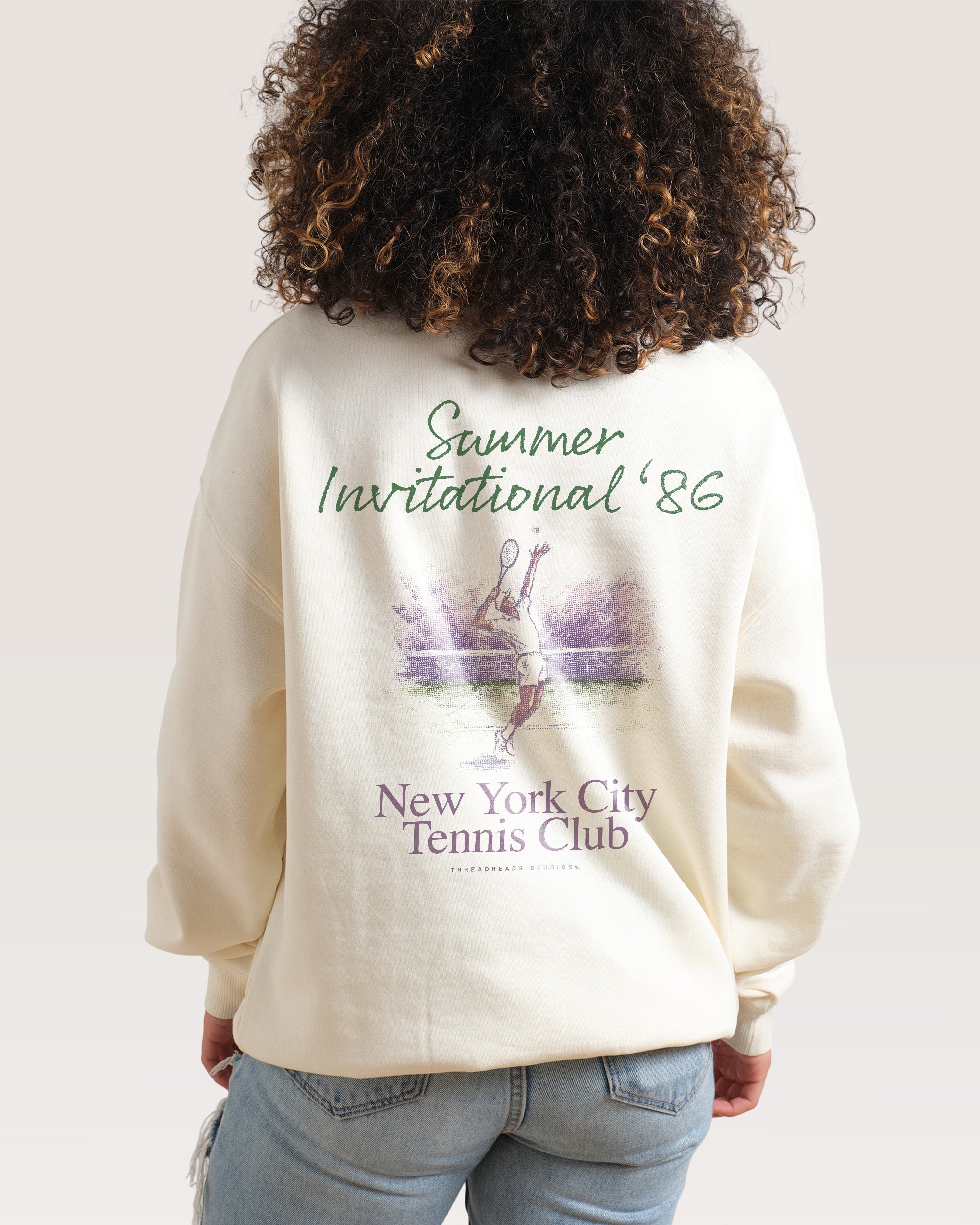 NYC Tennis Club Natural Sweatshirt