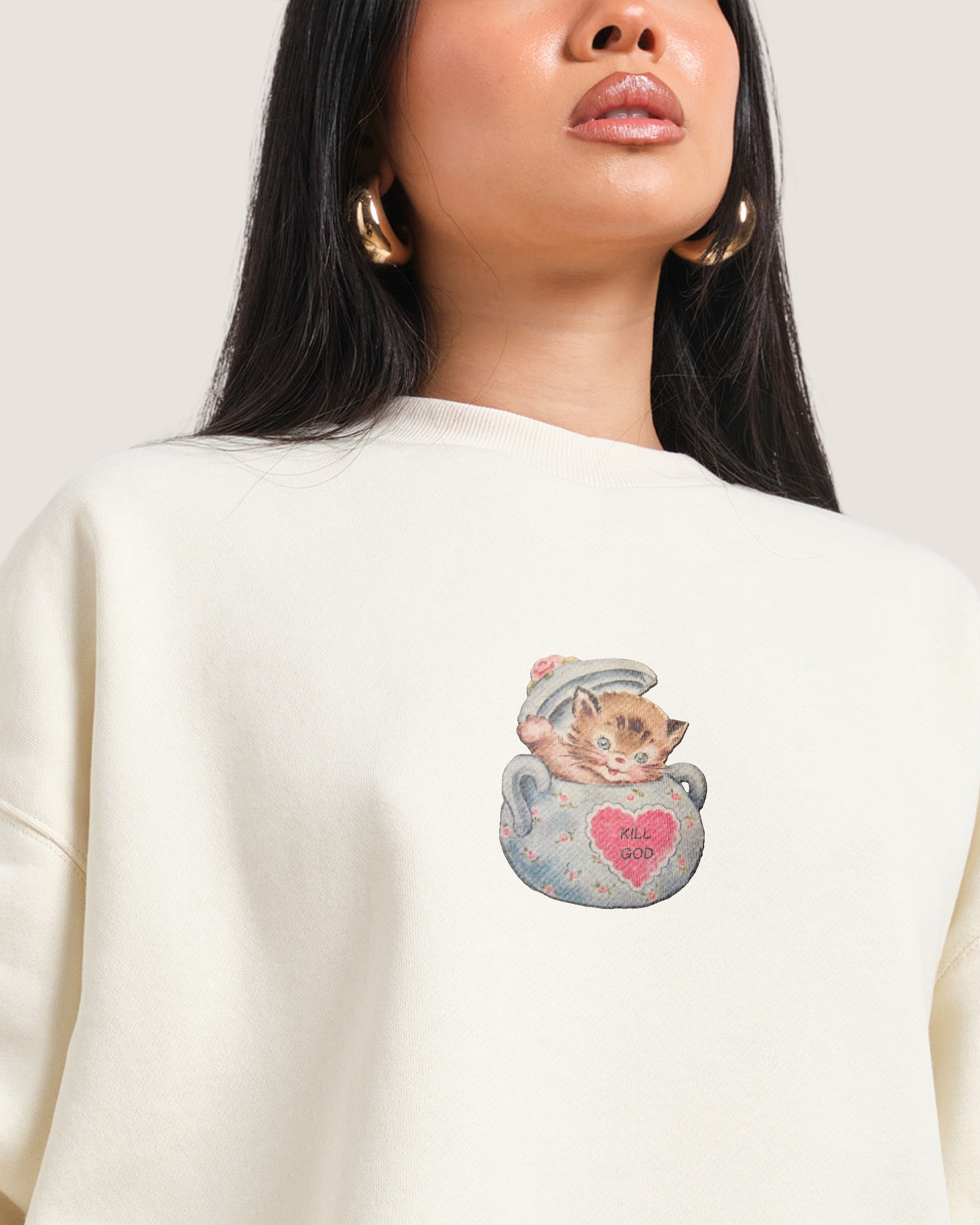 Kill God Natural Sweatshirt