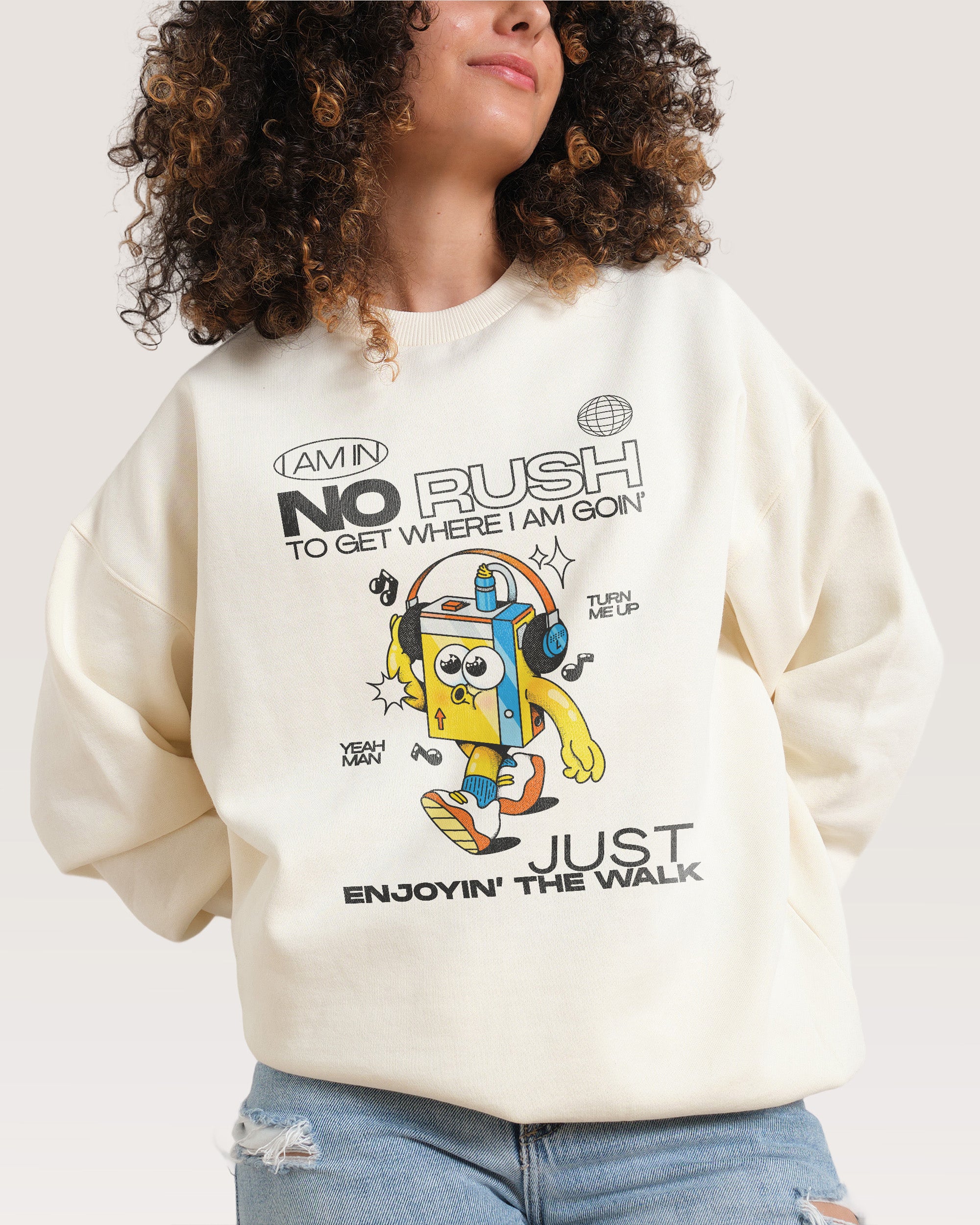 No Rush Natural Sweatshirt