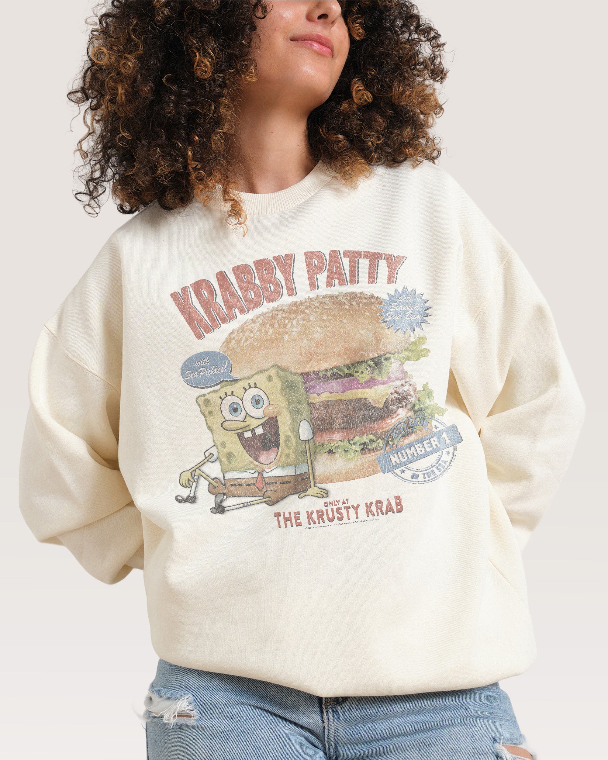 The Krabby Patty Natural Sweatshirt