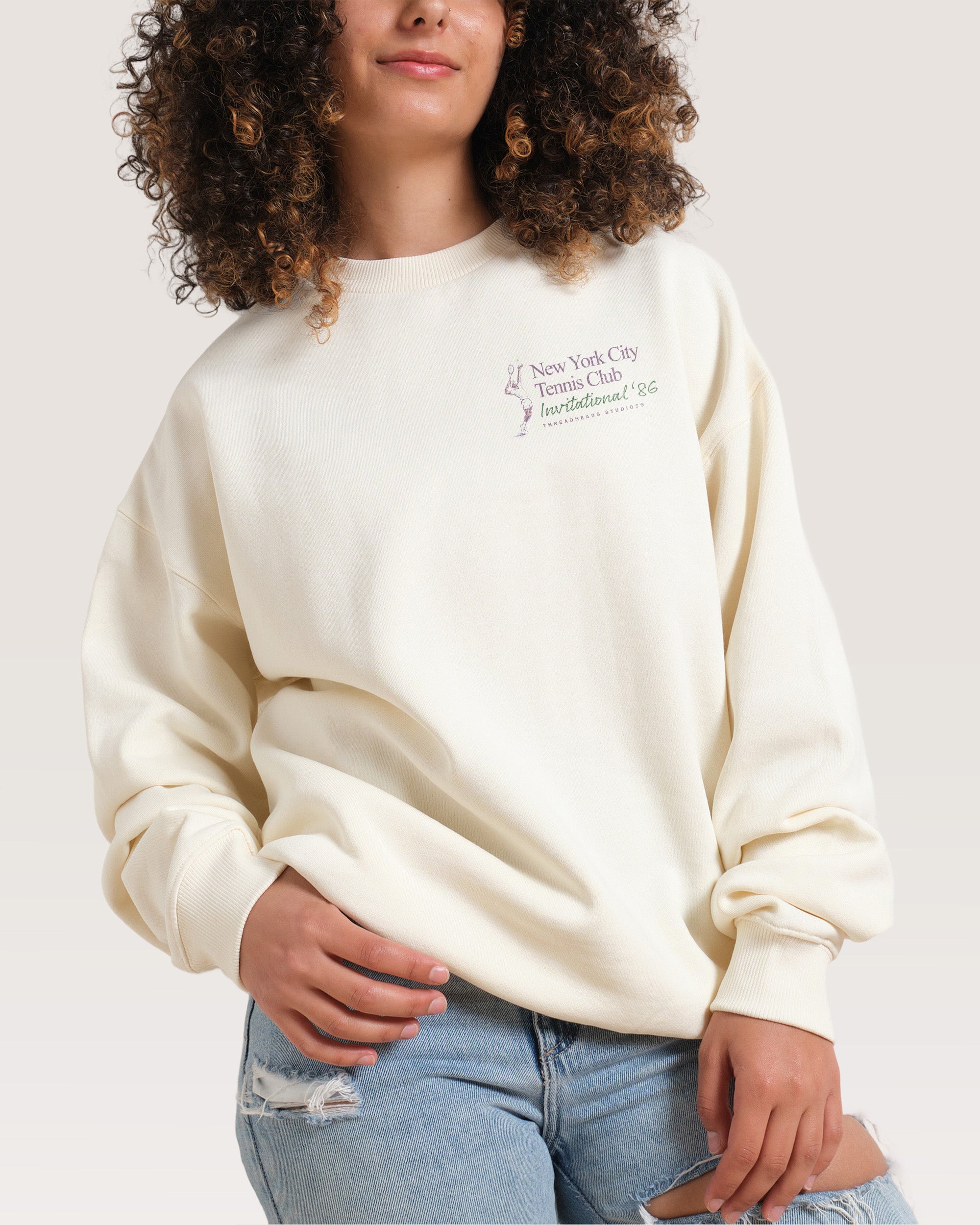 NYC Tennis Club Natural Sweatshirt