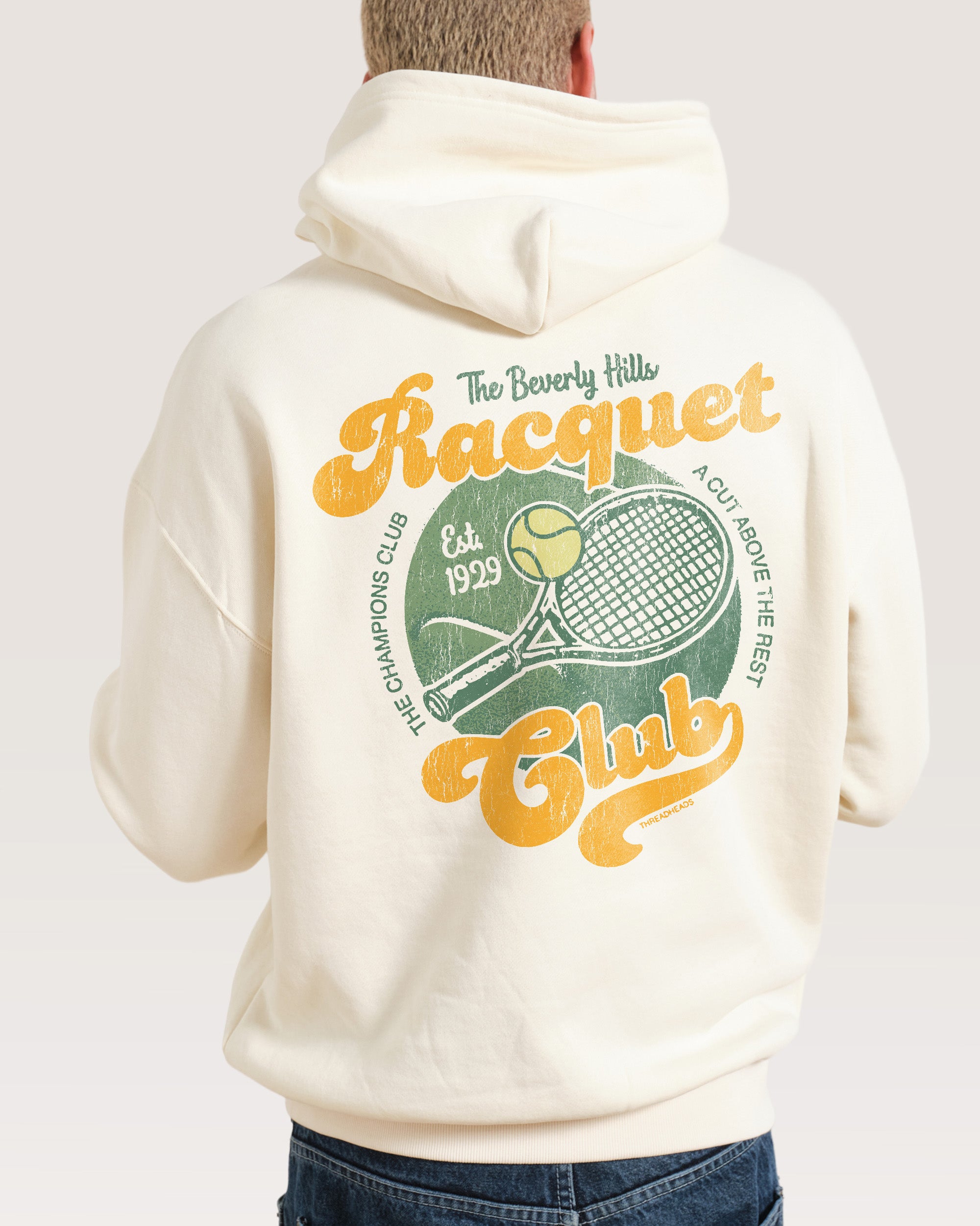 Beverly Hills Racquet Club Natural Hoodie
