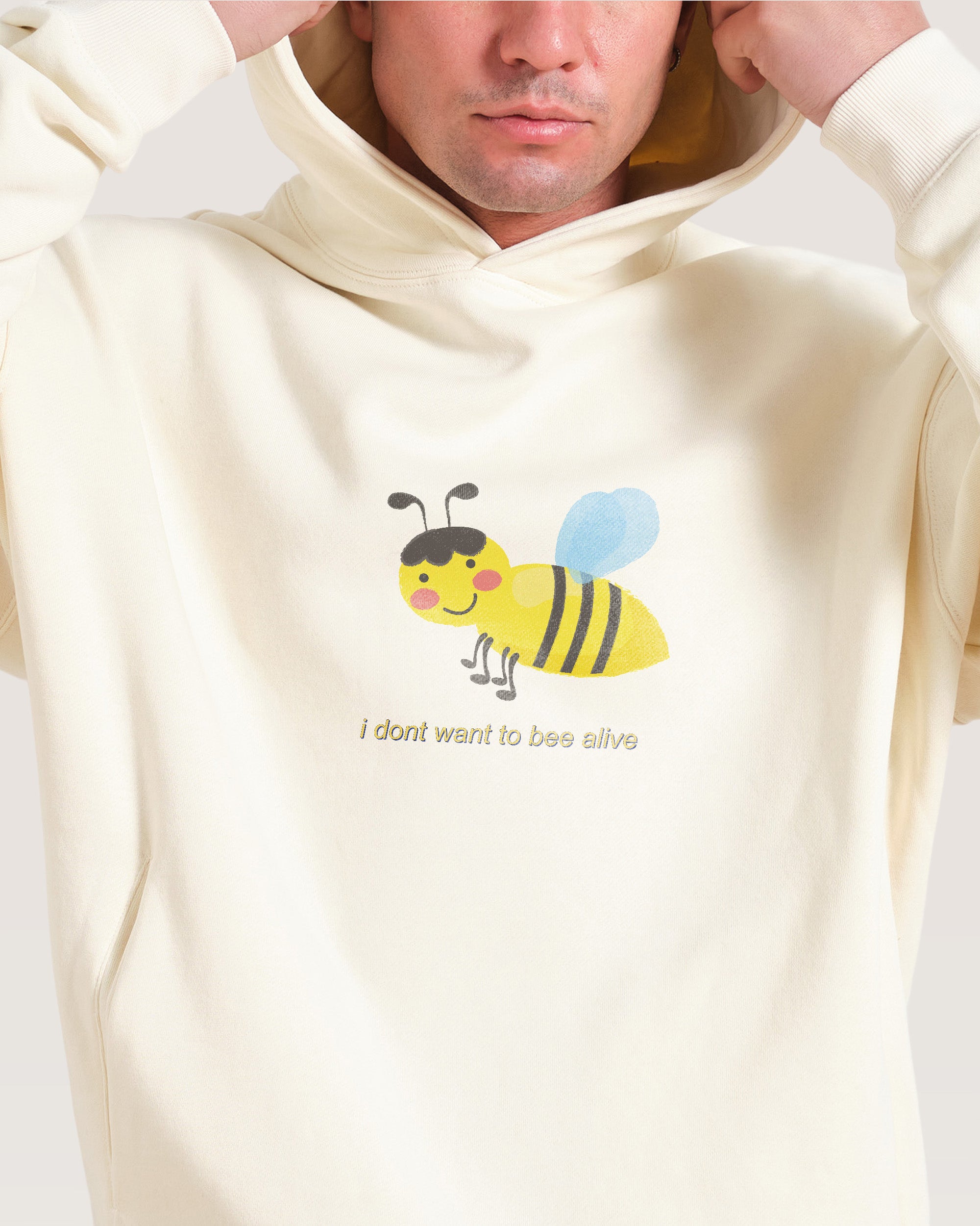 I Don't Want to Natural Hoodie