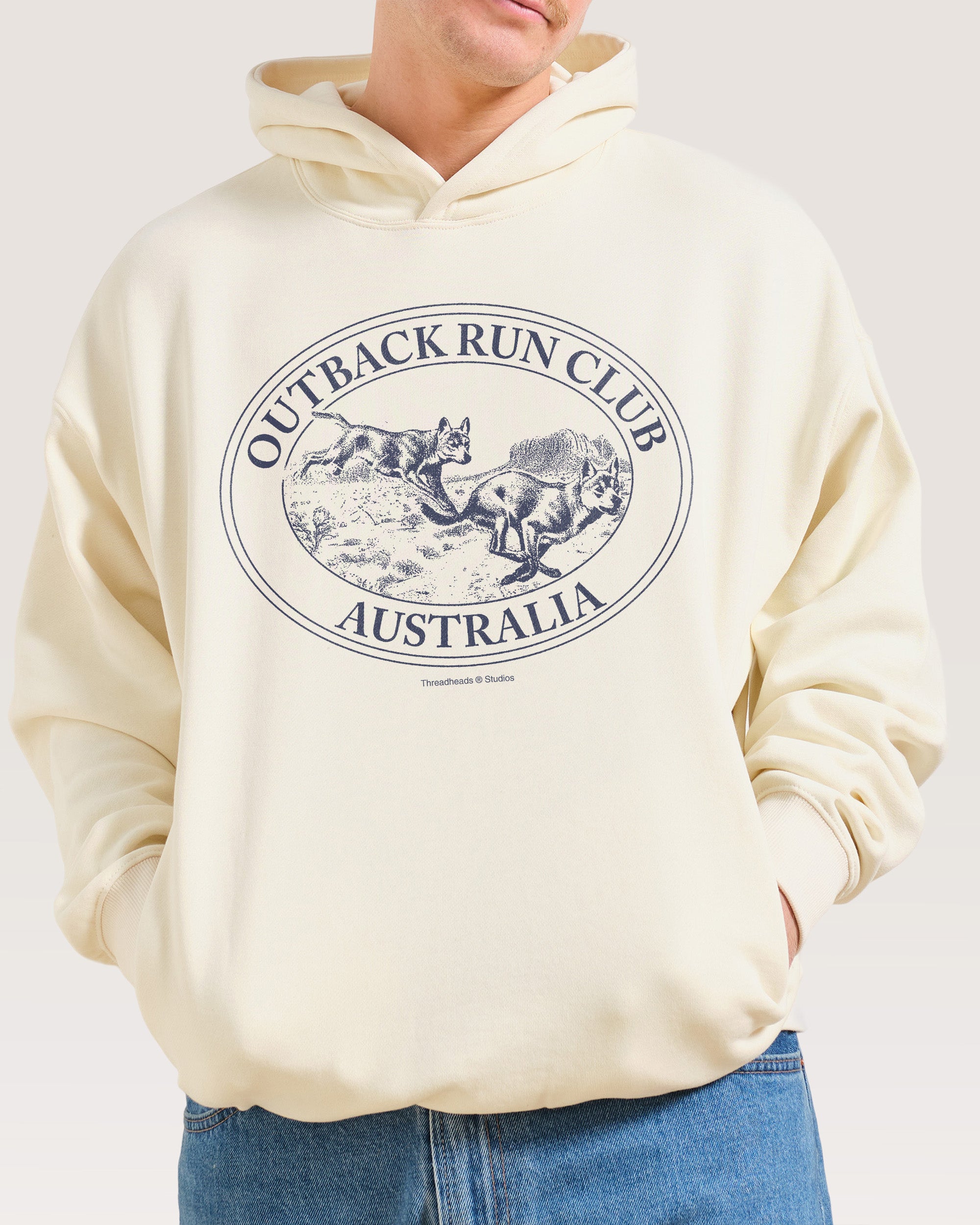 Dingo Outback Run Club Hoodie Australia Threadheads Online