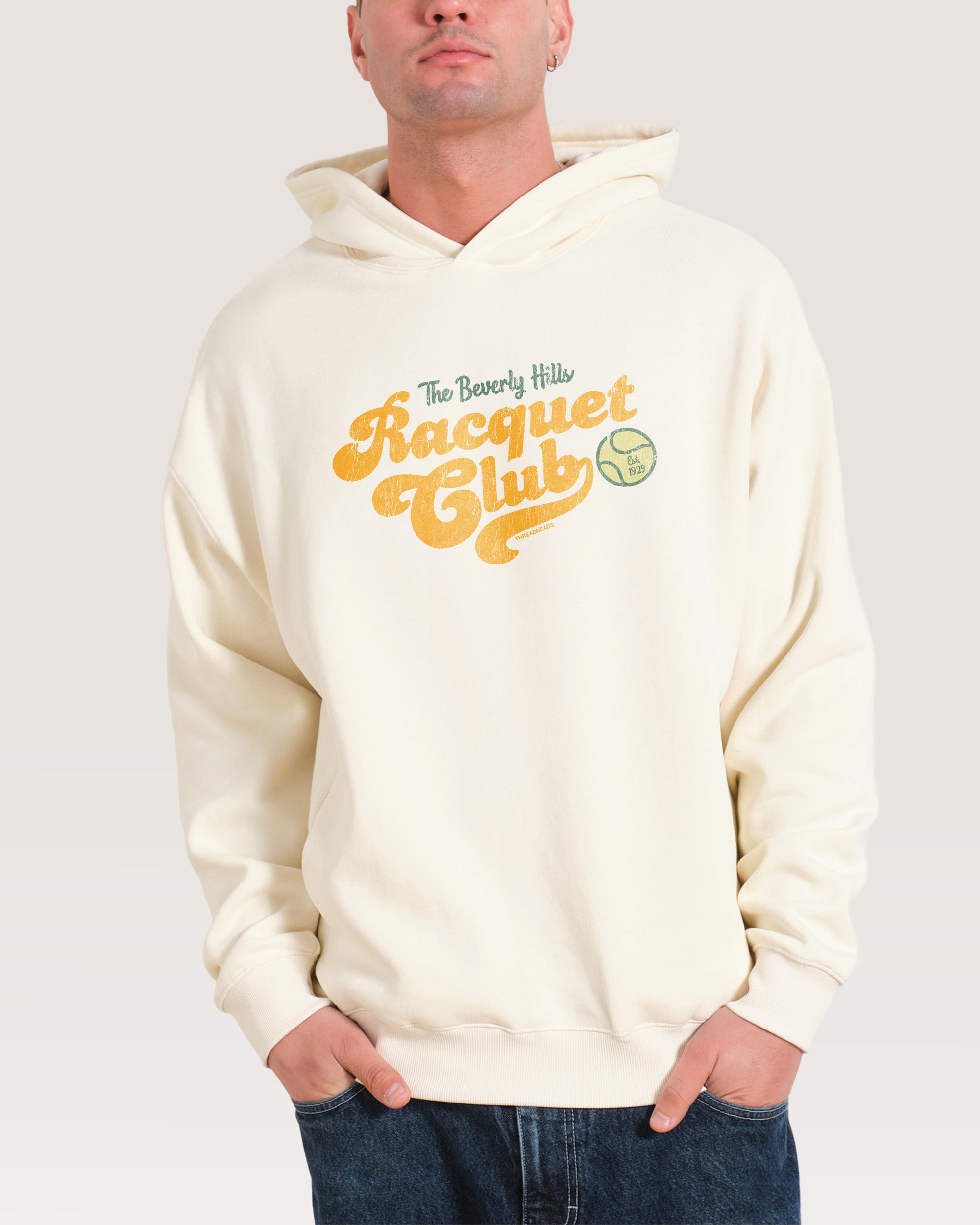 Beverly Hills Racquet Club Natural Hoodie