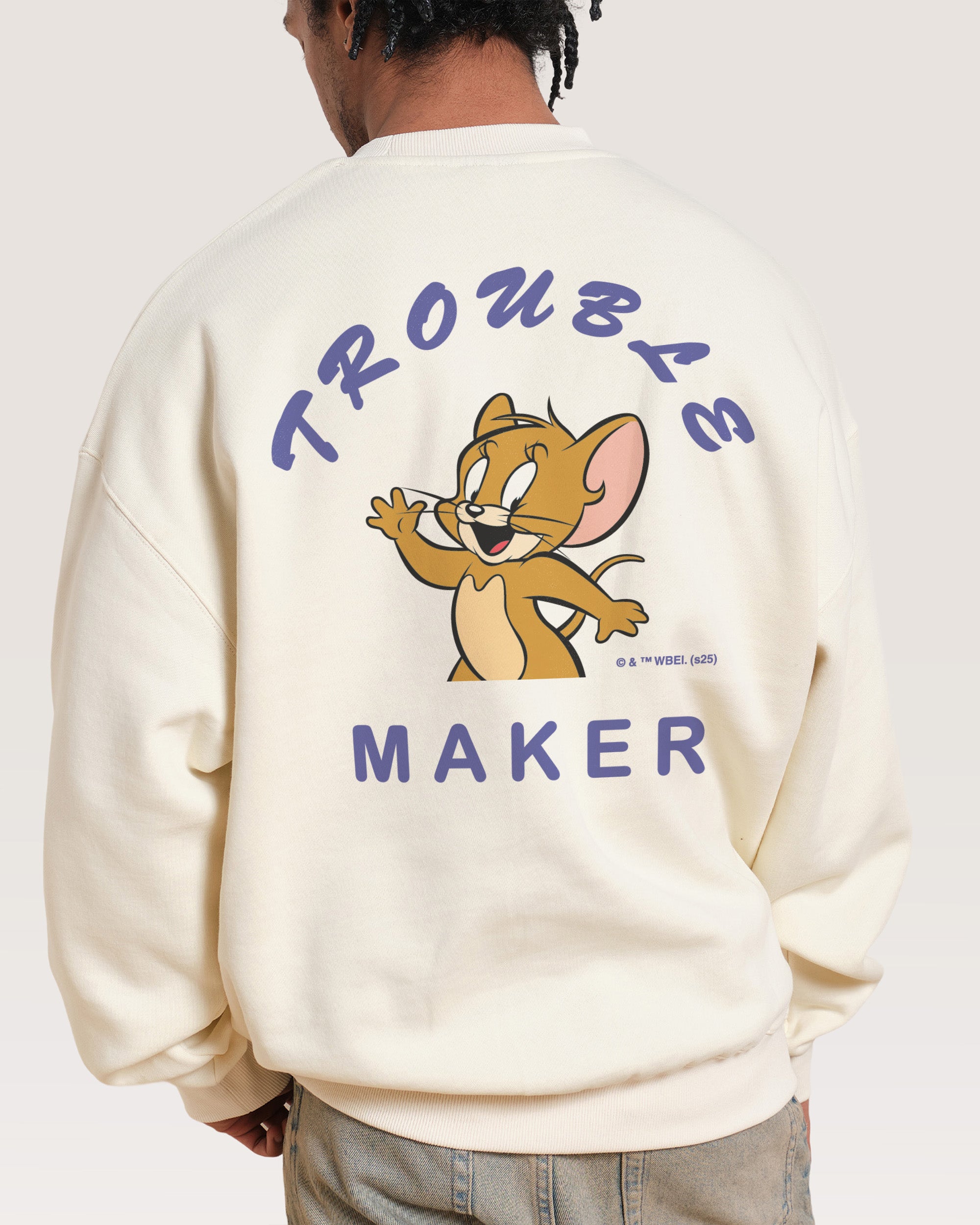 Troublesome Jerry Natural Sweatshirt